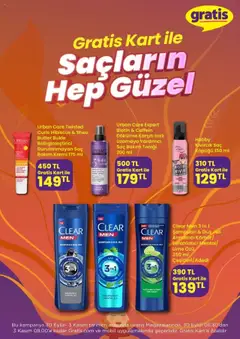 01.10.2025 tarihinden itibaren geçerli olan Gratis kataloğu önizlemesi | Sayfa: 11 | Ürünler: Duş, Şampuan, Duş jeli