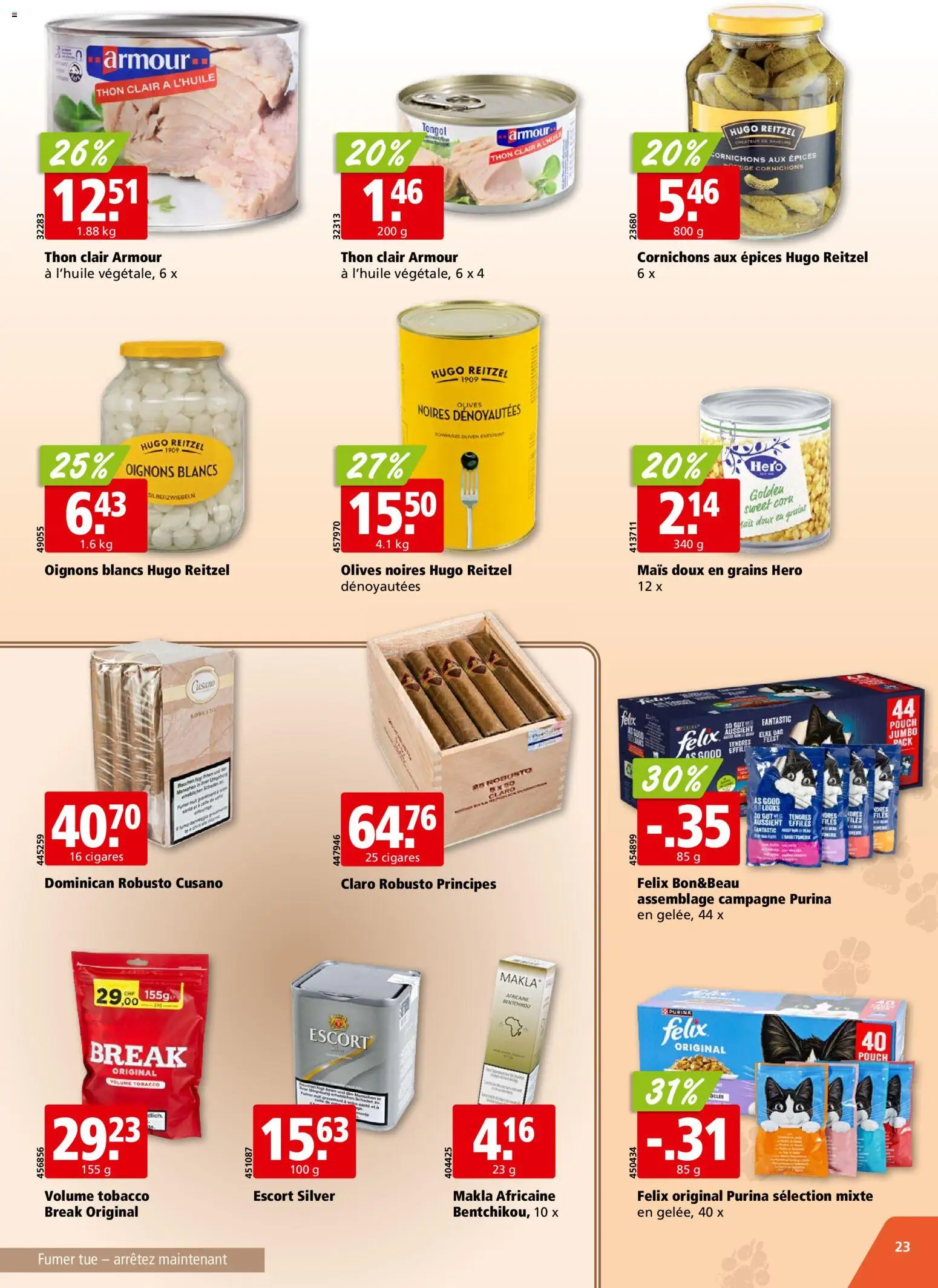 Aligro Aktionen Chavannes, Matran, Genève, Sion – gültig ab 26.01.2026 | Seite: 23