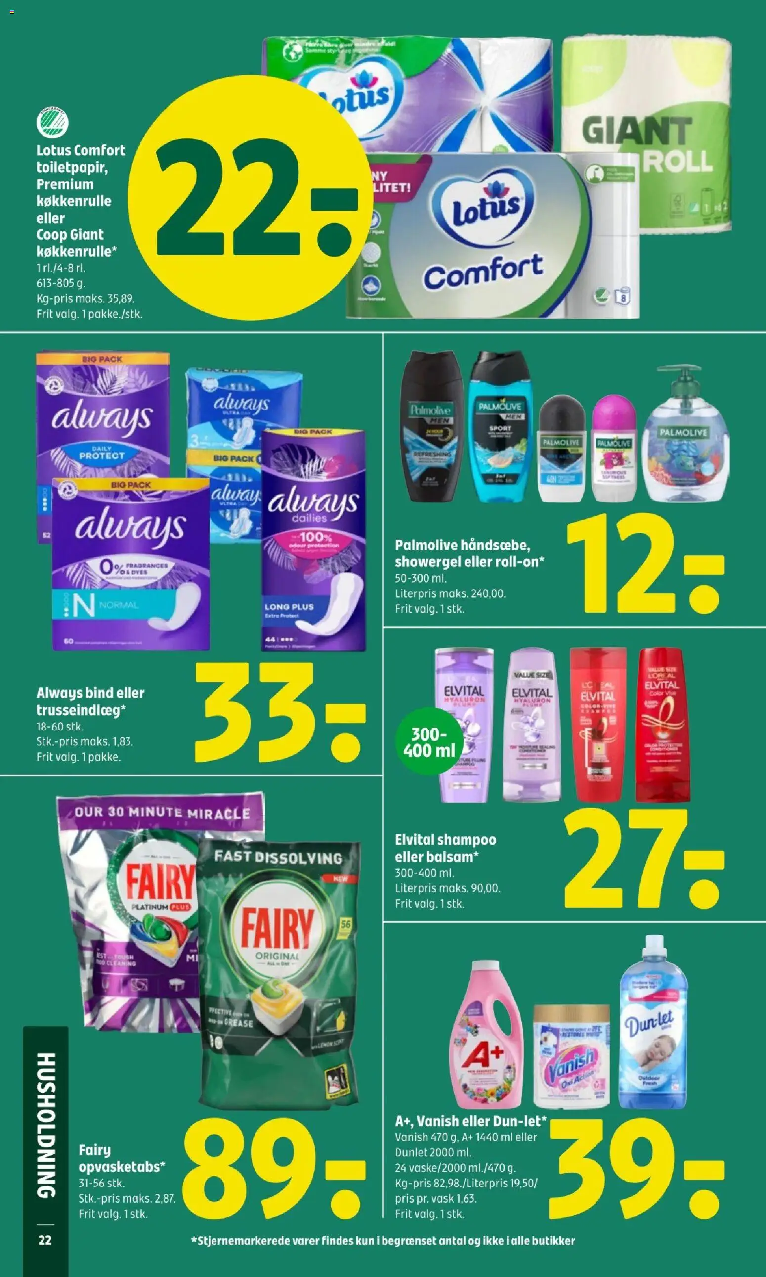 Coop 365 tilbudsavis – gyldig fra 05.03.2026 | Side: 24 | Produkter: Shampoo, Tablets