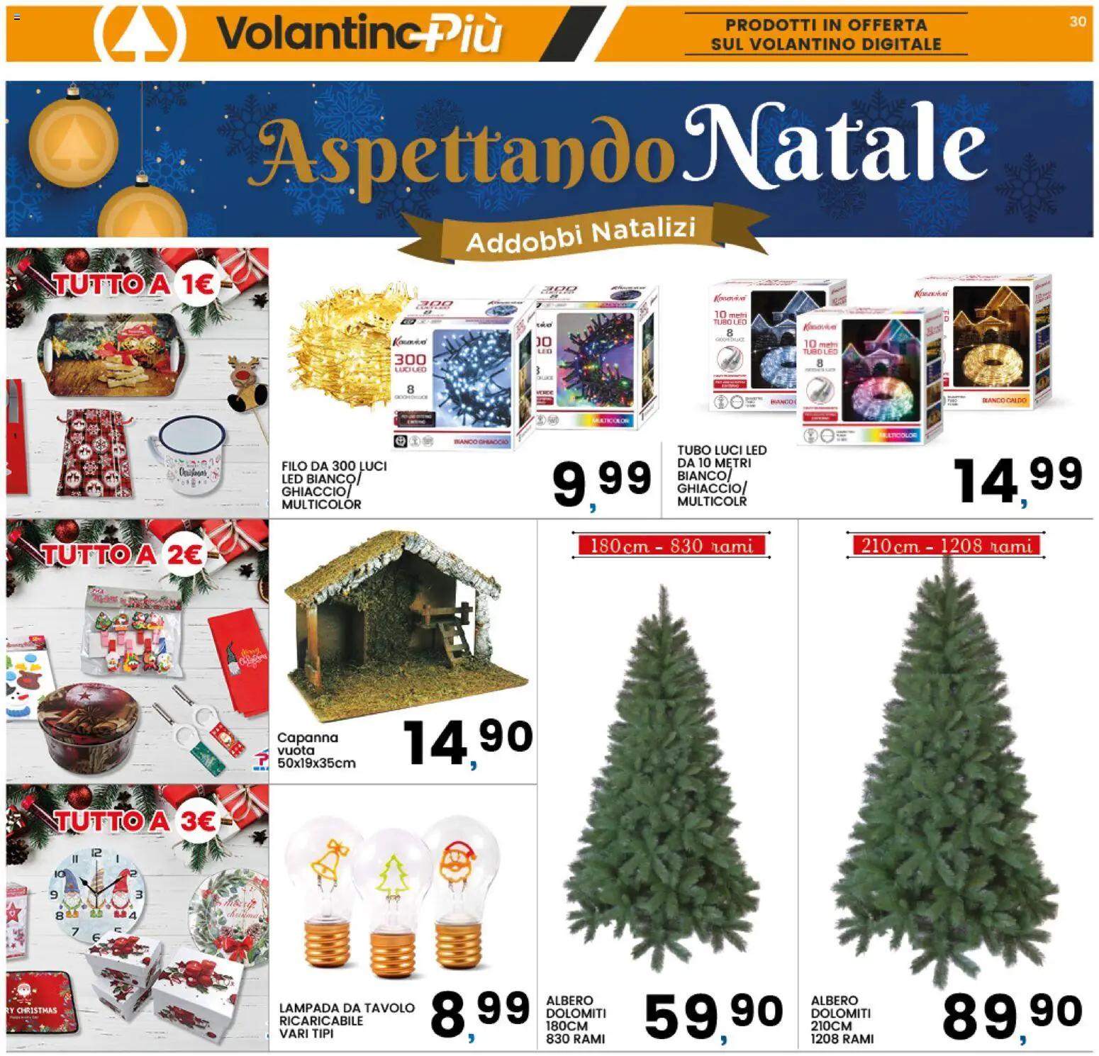 Volantino Interspar del 17.11.2025 | Pagina: 30 | Prodotti: Tubo, Tavolo, Lampada