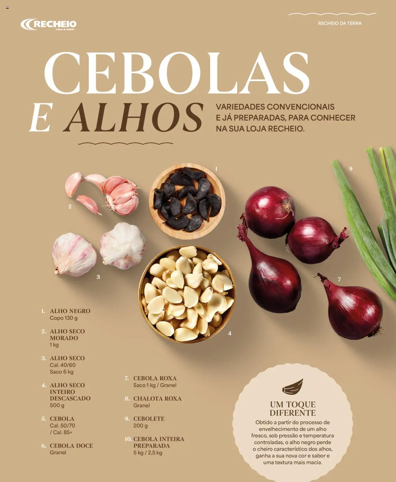 Recheio - Recheio da Terra │ válido de 25.09.2025 | Página: 28 | Produtos: Alhos, Cebola