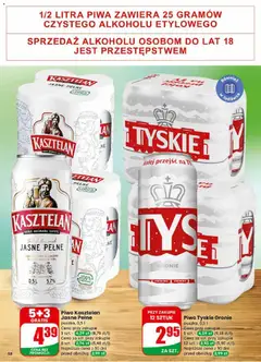 Pogląd oferty "Piwo Kasztelan Jasne Pełne, puszka, 0,5 l" - ważna od 11.02.2026 | Strona: 58
