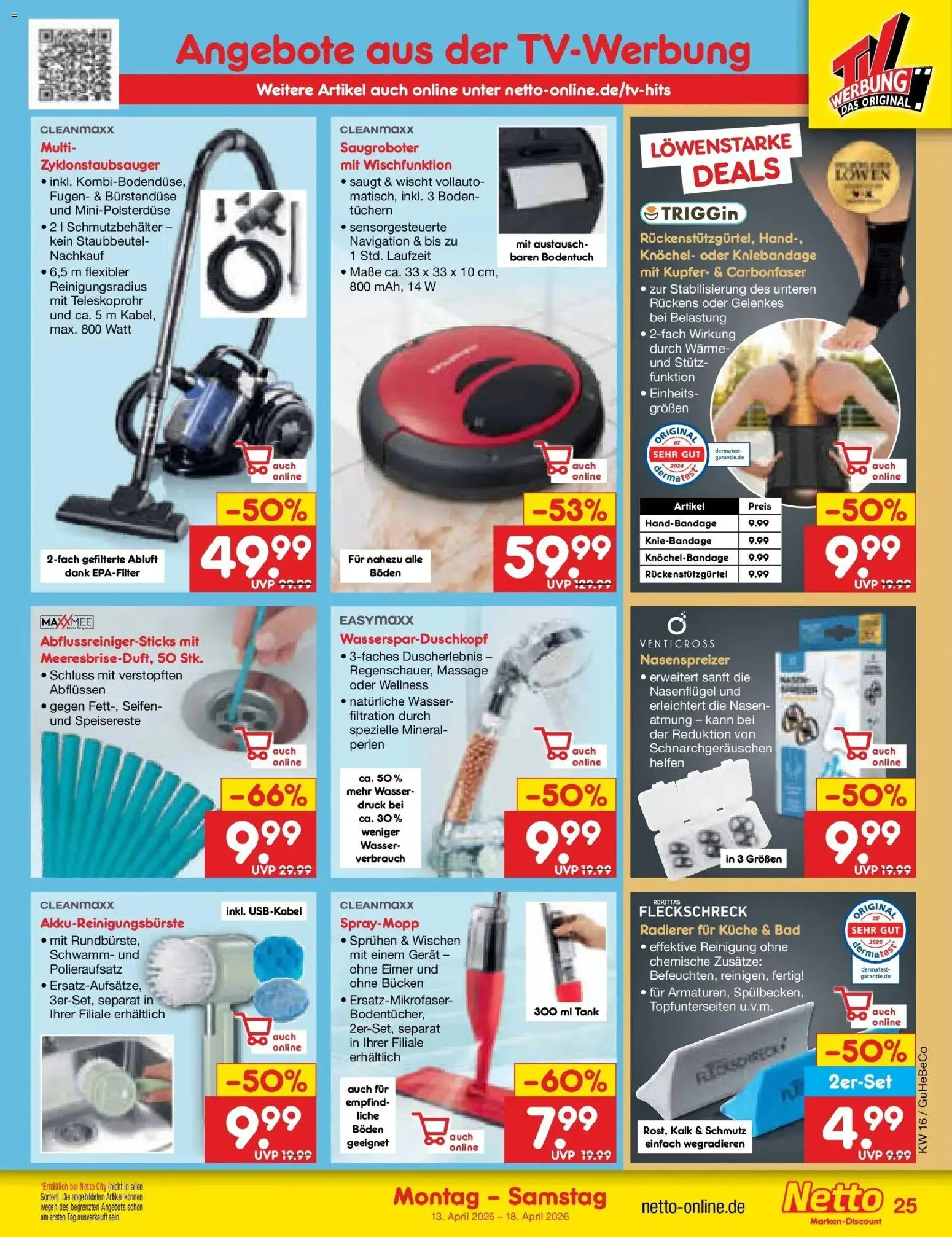 Netto Marken-Discount Prospekt Machern	 – gültig ab 13.04.2026 | Seite: 37 | Produkte: Navigation, Bad, Küche, Wasser