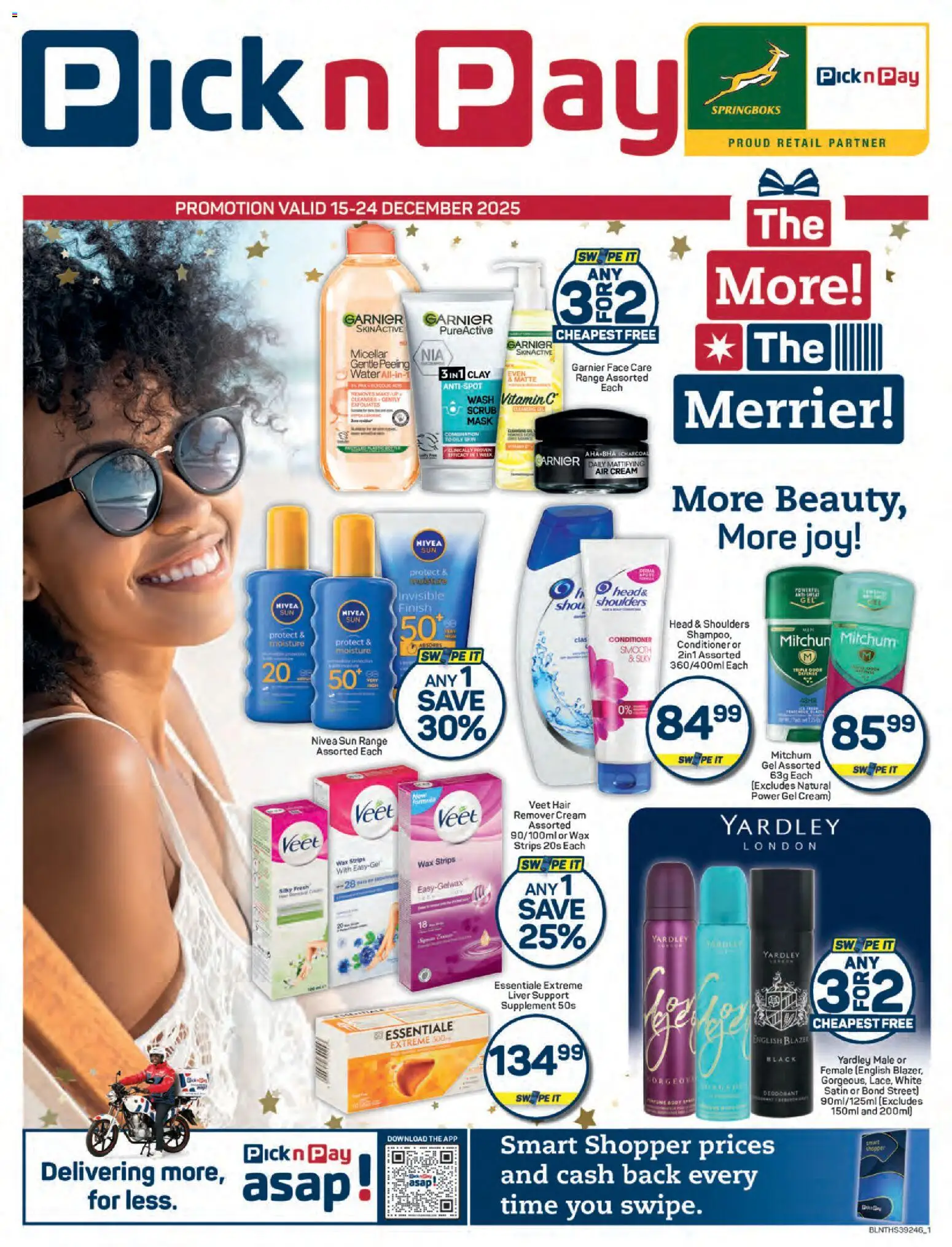 New Pick n Pay catalogue – valid from 15.12.2025 | Page: 1 | Products: Blazer, Wax, Cream, Scrub