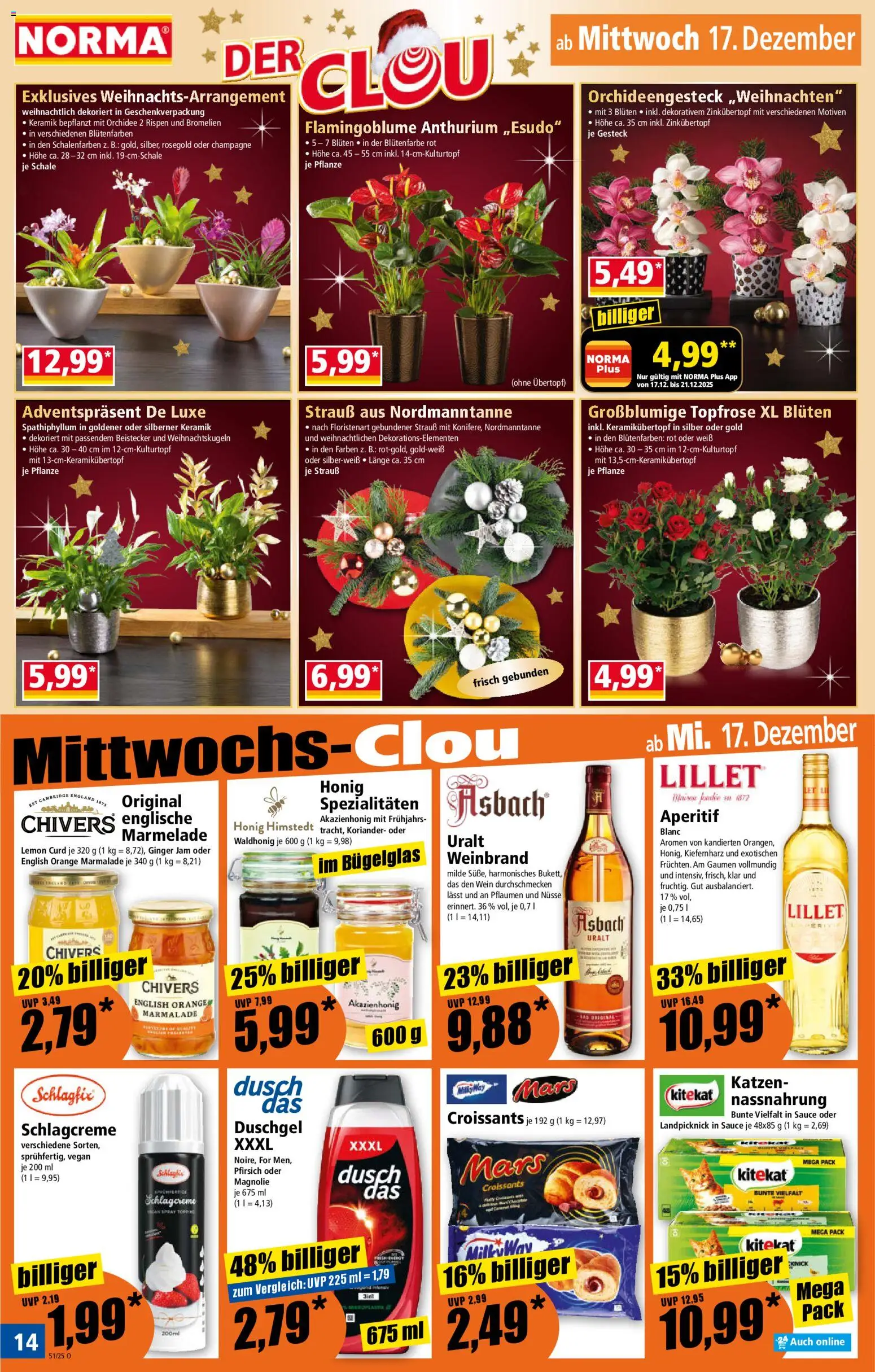 Norma Prospekt 	 – gültig ab 15.12.2025 | Seite: 18 | Produkte: Pflaumen, Mars, Lillet, Wein