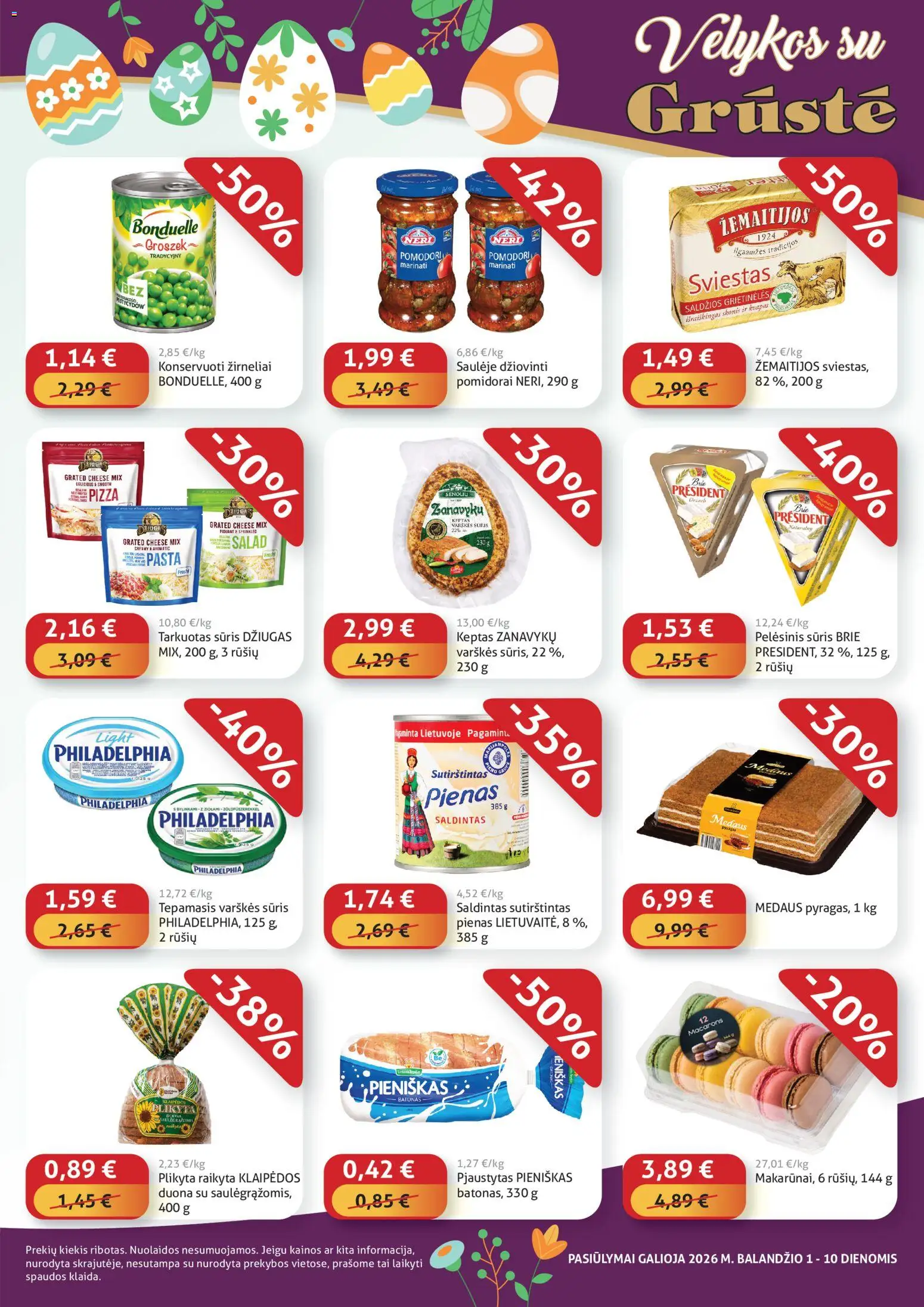 GRUSTE akcijos nuo 01.04.2026 | Puslapis: 3