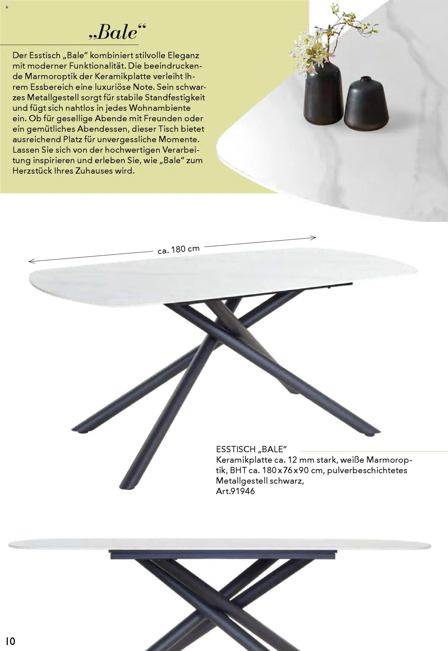 Rahaus Prospekt Glas/Keramik-Esstische – gültig ab 29.01.2026 | Seite: 12 | Produkte: Esstisch, Tisch