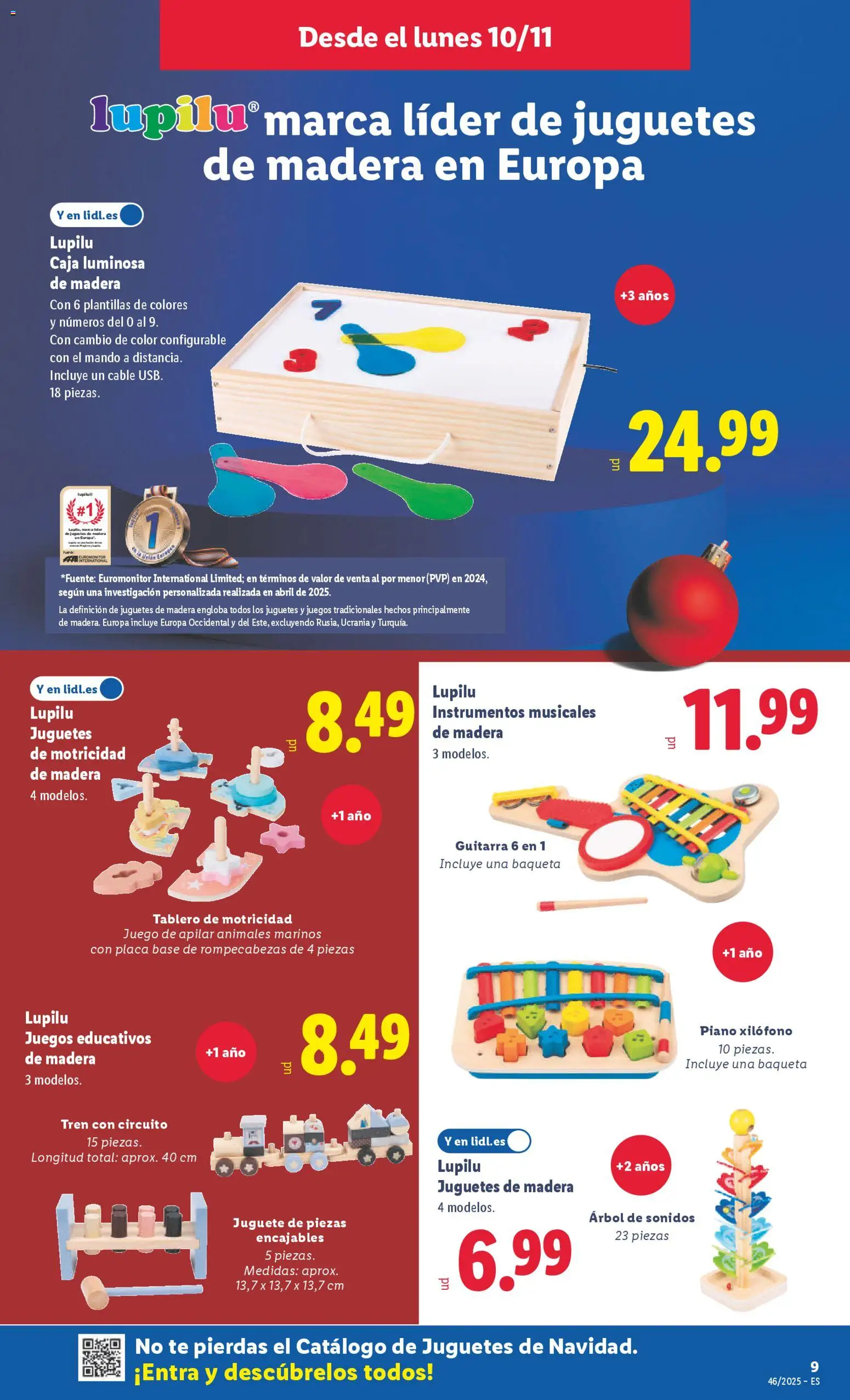 Lidl folleto de bazar │ válido desde el 10.11.2025 | Página: 13 | Productos: Té, Juguetes, Cable, Caja