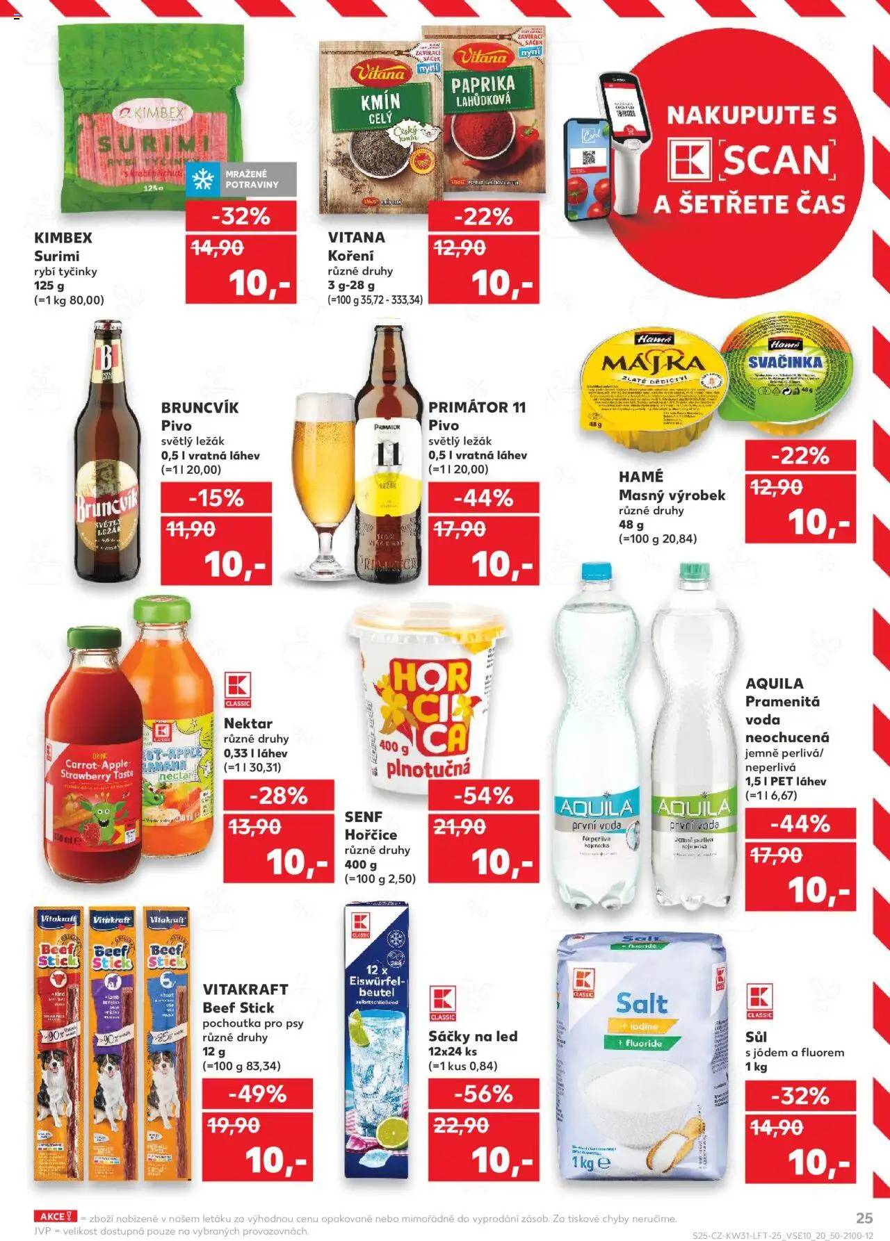 Kaufland leták - Plzeň Bory od 30.07.2025 | Strana: 25 | Produkty: Pivo, Paprika, Hořčice, Láhev