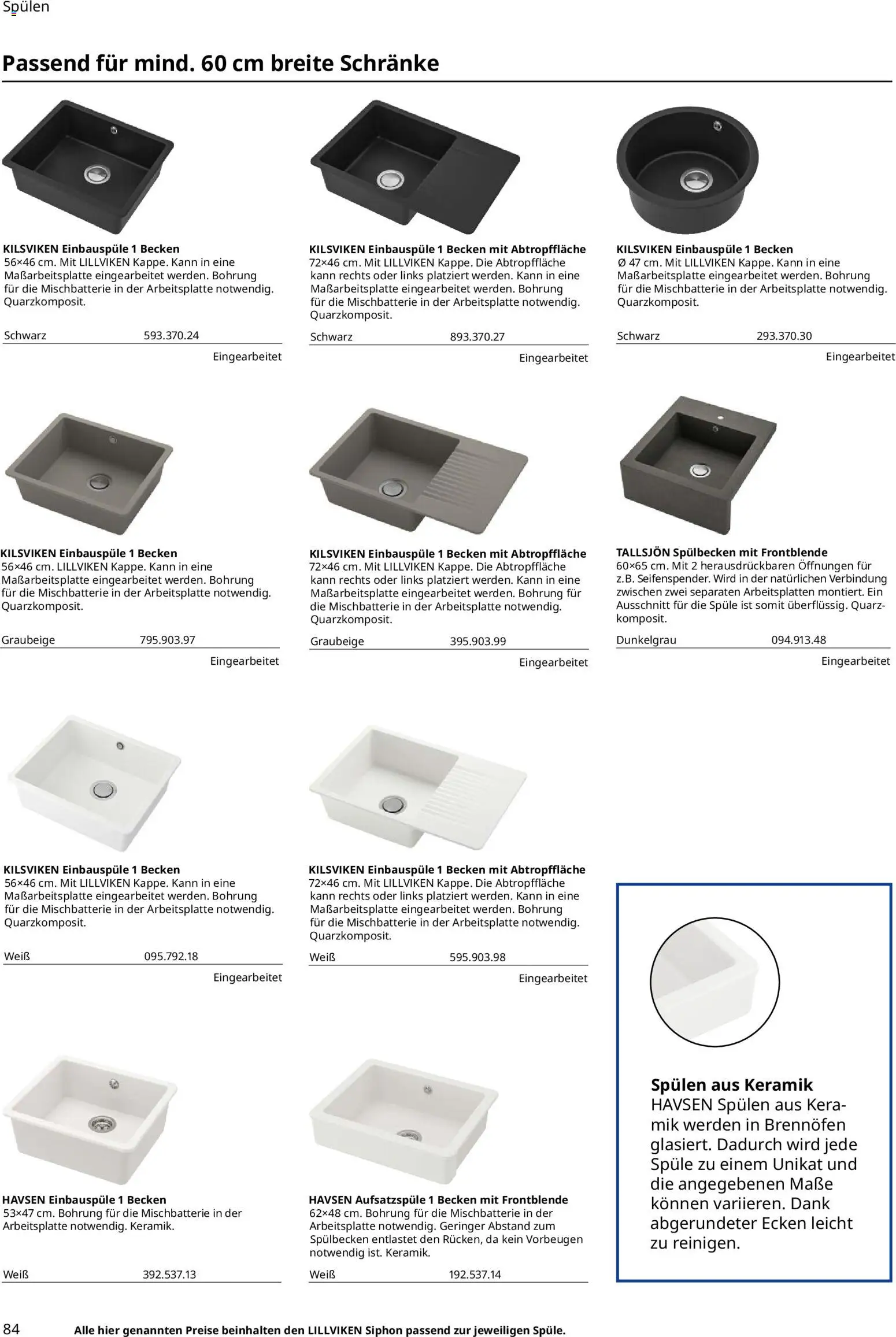 Ikea Küchen  – gültig ab 02.01.2026 | Seite: 84