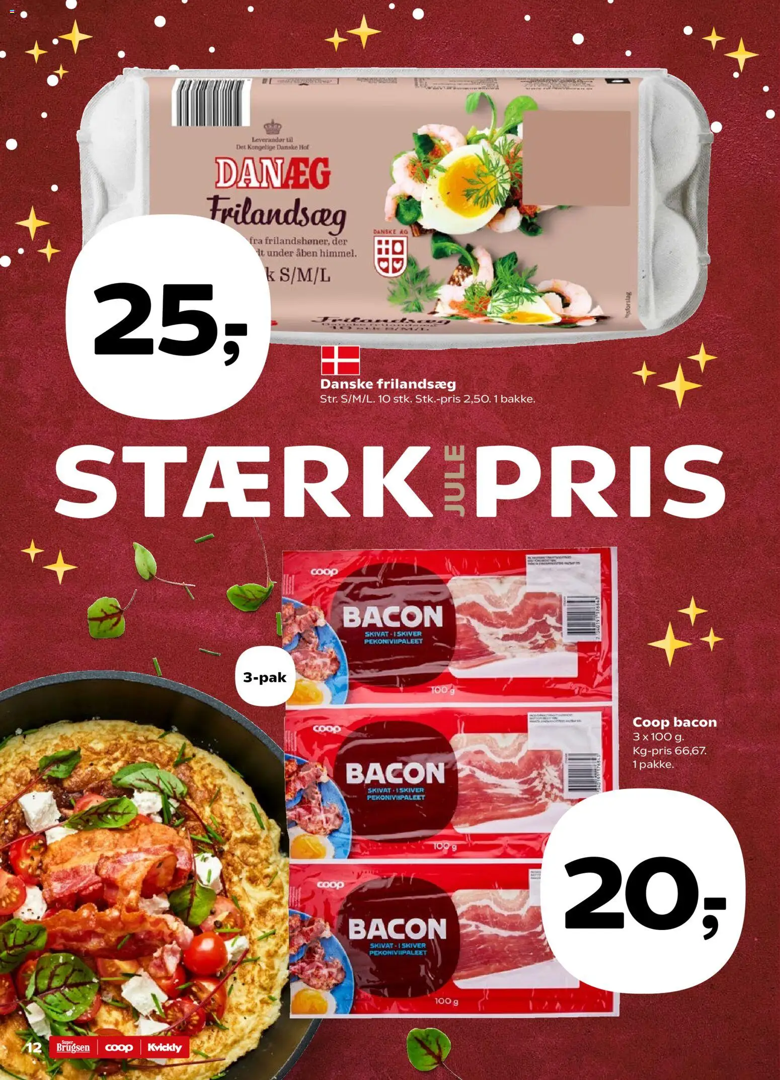 Kvickly tilbudsavis – gyldig fra 19.12.2025 | Side: 14 | Produkter: Bacon