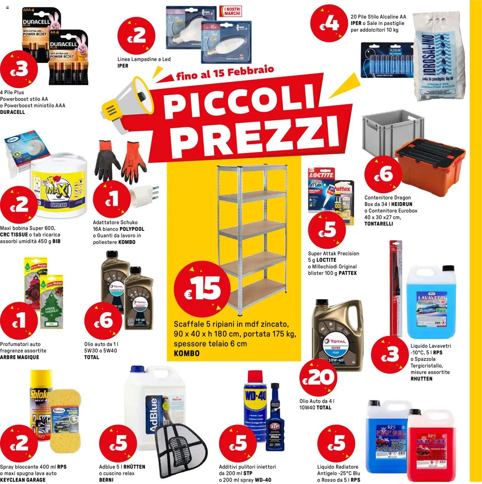 Volantino Iper del 23.01.2026 | Pagina: 33 | Prodotti: Spugna, Pile, Sale, Olio