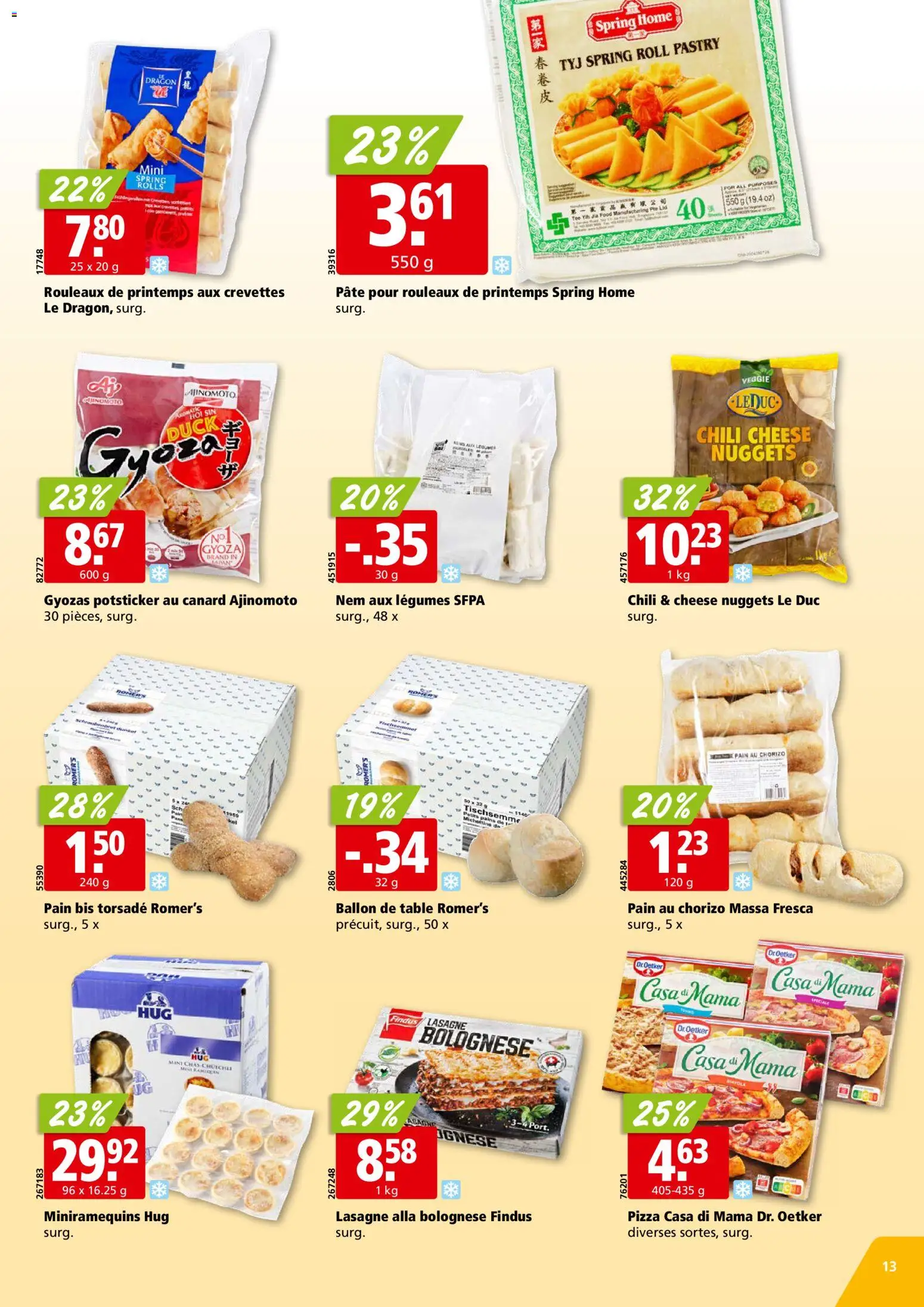 Aligro aktionen – gültig ab 13.04.2026 | Seite: 13 | Produkte: Pizza, Chili, Tee