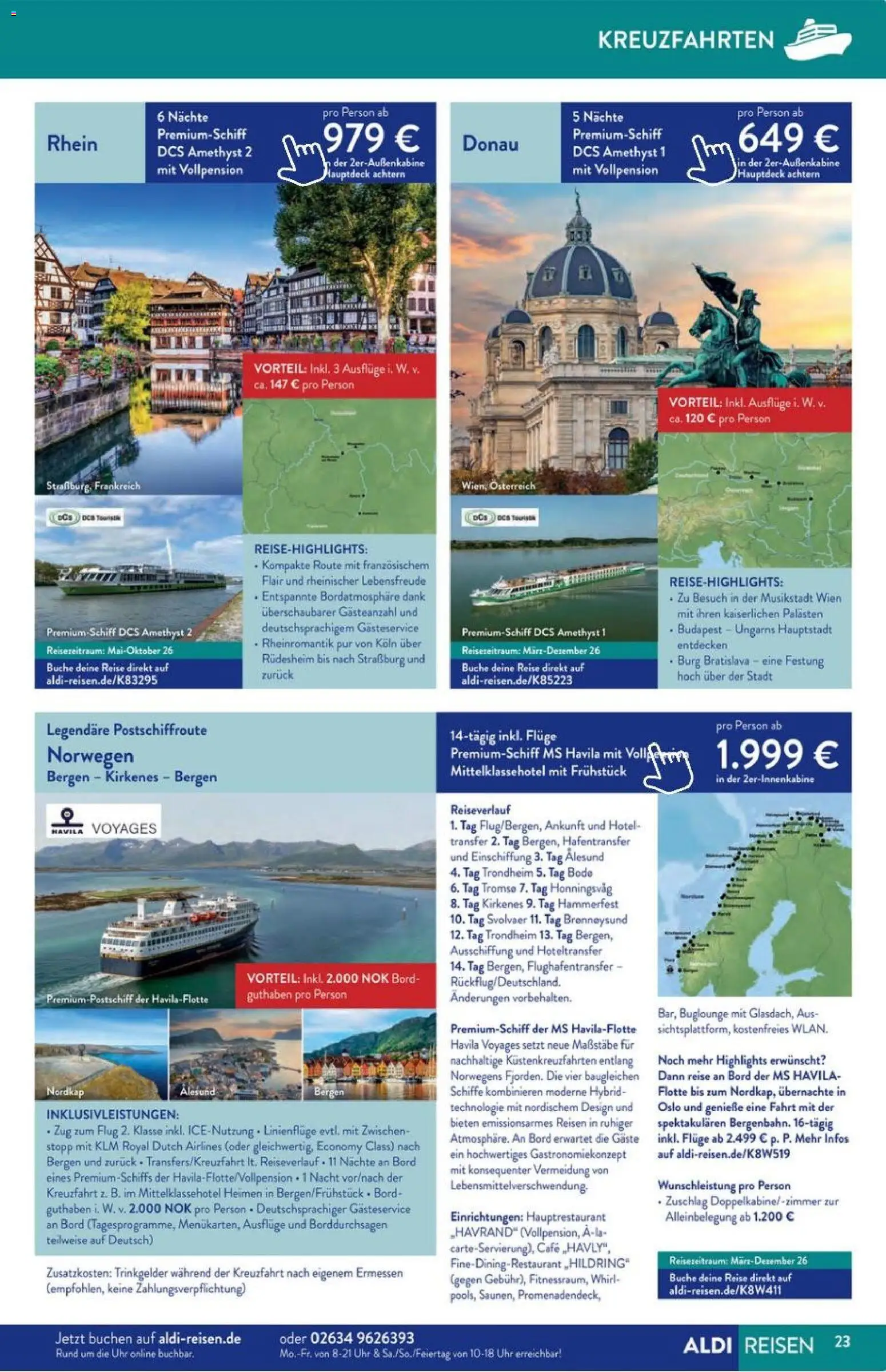 Aldi Reisen Prospekt 	 – gültig ab 01.01.2026 | Seite: 23
