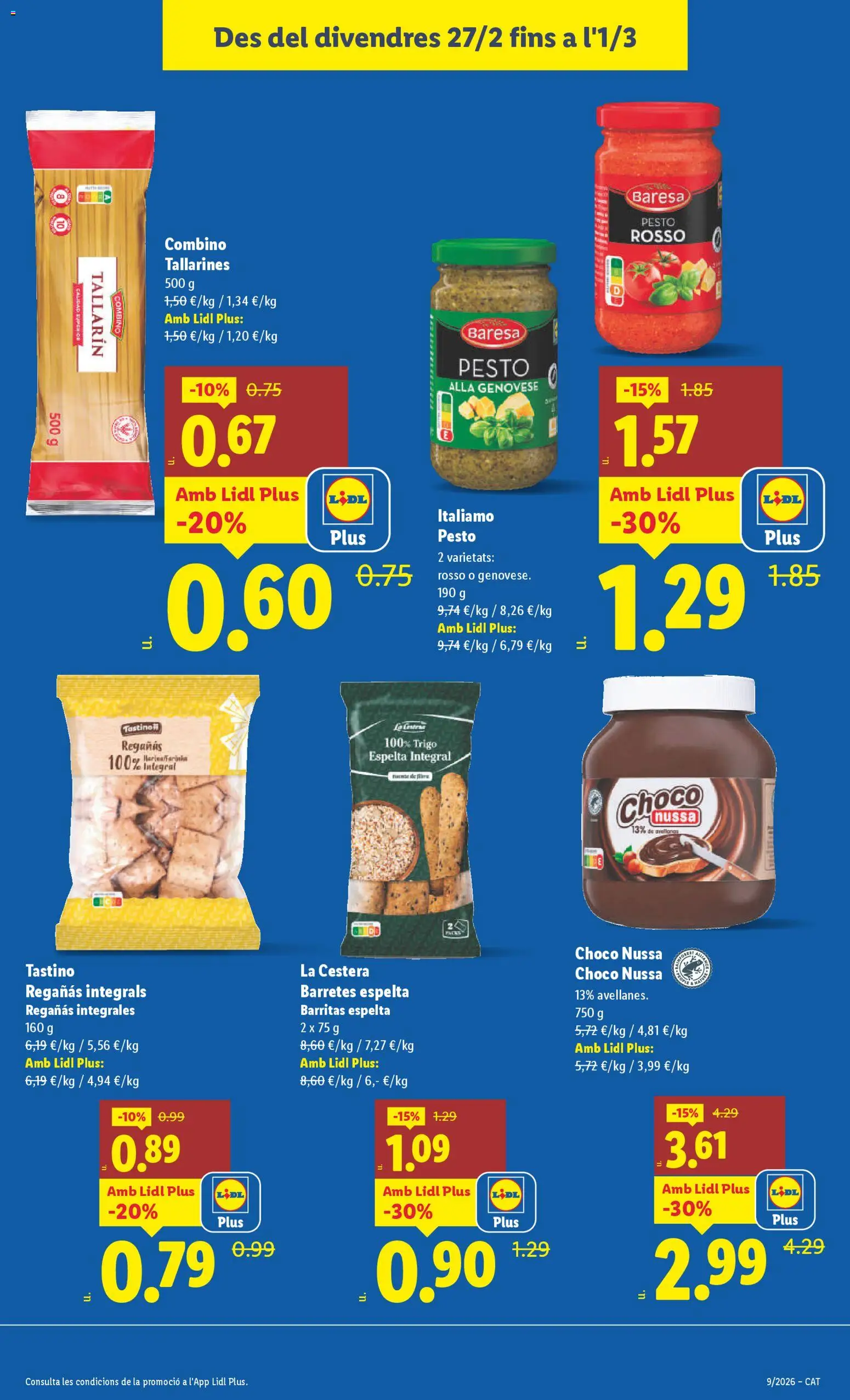 Lidl folleto │ válido desde el 23.02.2026 | Página: 21 | Productos: Chocolate, Pasta