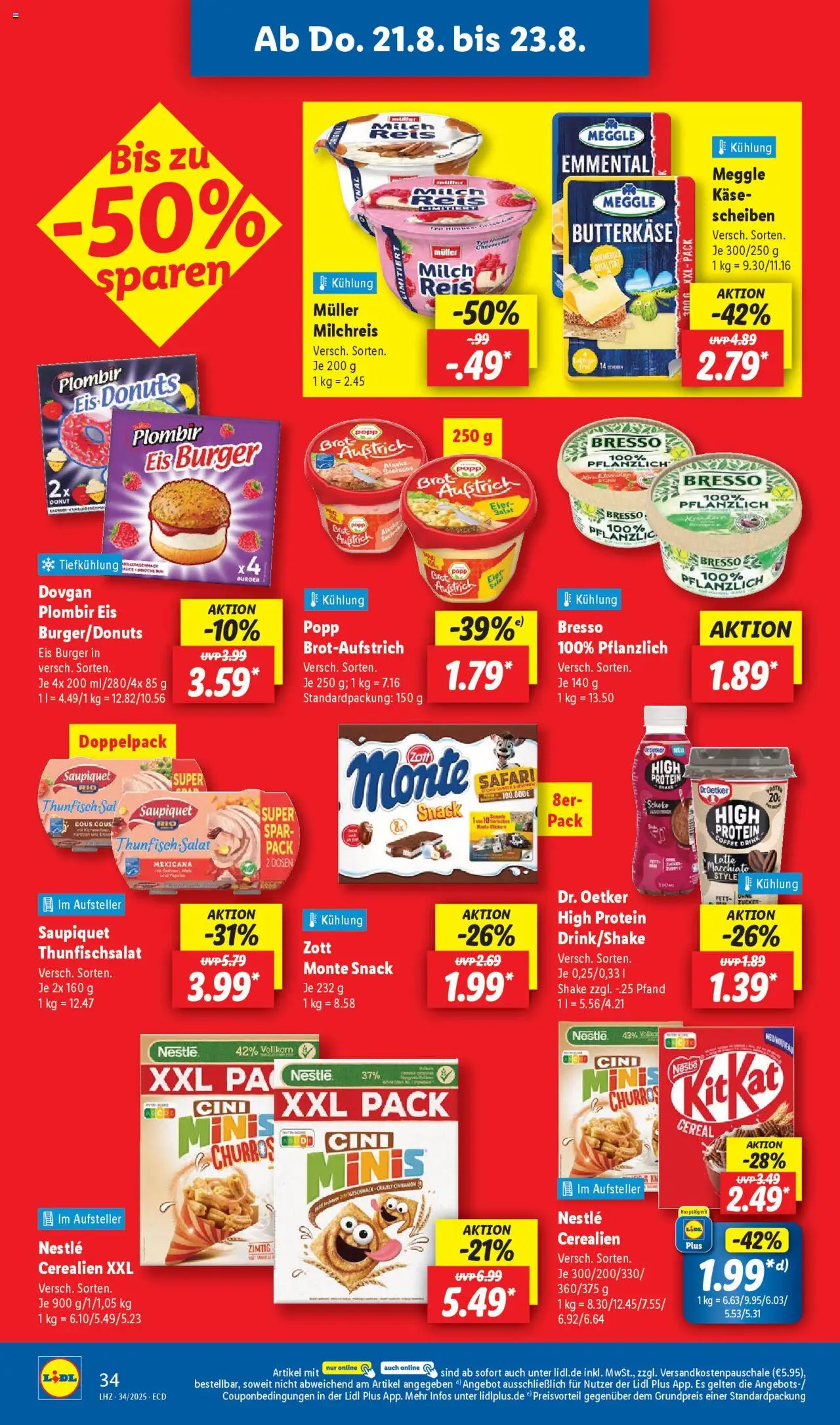 Lidl Prospekt 	 - gültig ab dem 18.08.2025 | Seite: 58 | Produkte: Milch, Paprika, Reis, Salat
