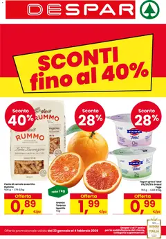 Anteprima del volantino Despar Veneto catalogo valido a partire dal 22.01.2026