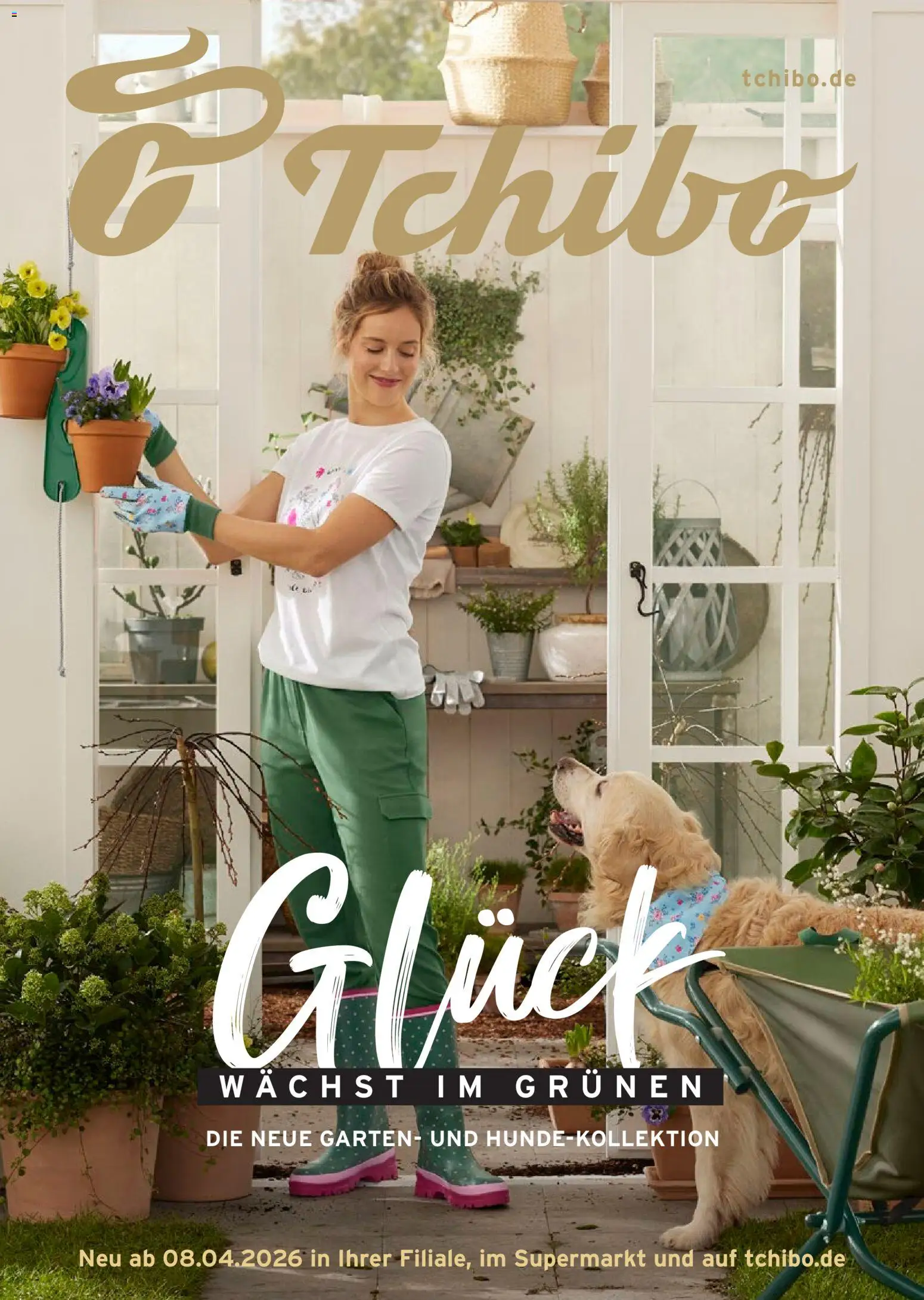 Prospekt Tchibo Glück wächst im Grünen – gültig ab 08.04.2026 | Seite: 1
