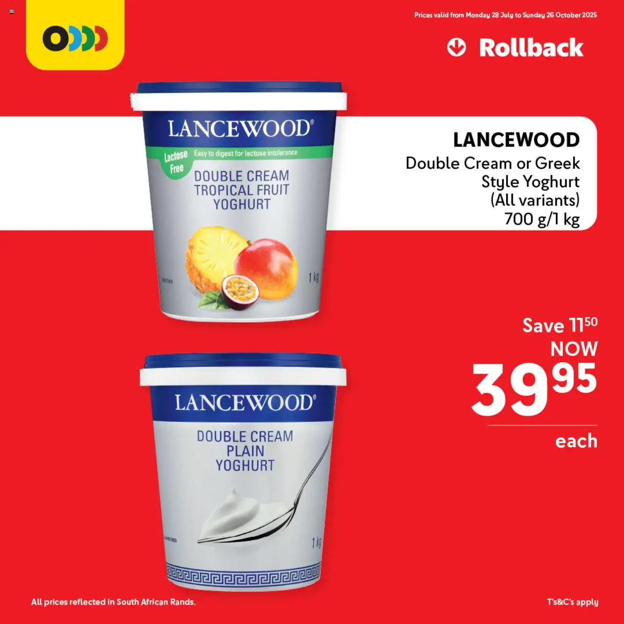 Makro Price Rollback Breakfast  │ valid from 28.07.2025 | Page: 9 | Products: Yoghurt, Cream, Fruit