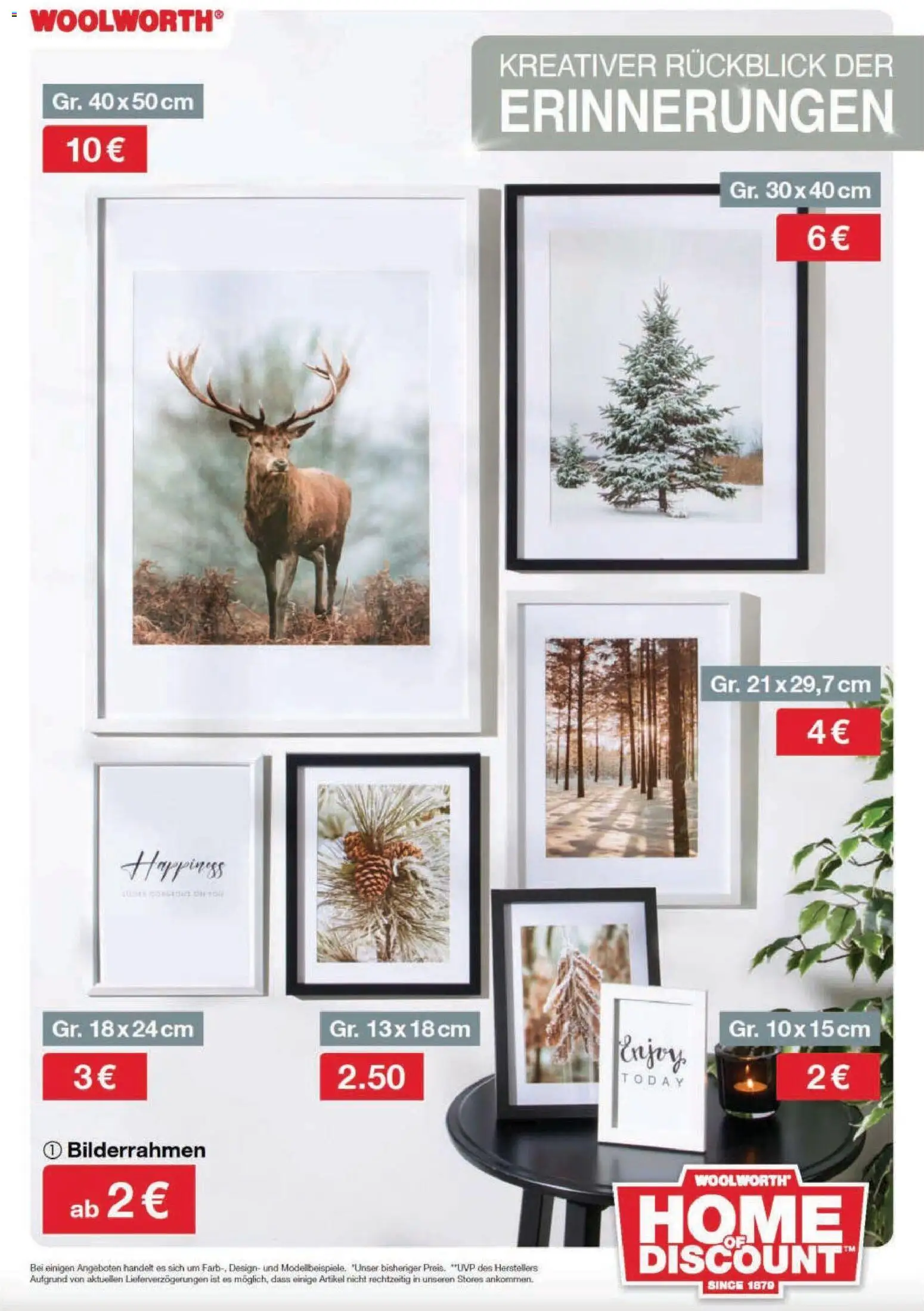 Woolworth Prospekt 	 – gültig ab 17.12.2025 | Seite: 8 | Produkte: Bilderrahmen