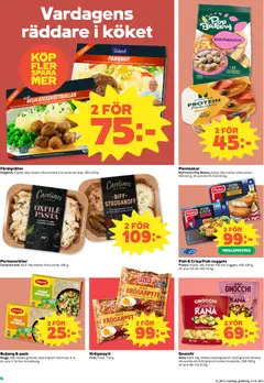 Coop erbjudanden - Förhandsvisning av reklamblad från butik Coop aktuell från 16.03.2026 | Sida: 4 | Produkter: Oxfilé, Pasta