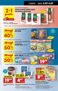 Biedronka gazetka - Oferta W tym tygodniu od 03.07.2025 | Strona: 43 | Produkty: Karta, Warzywa na patelnie, Lody mini, Lody