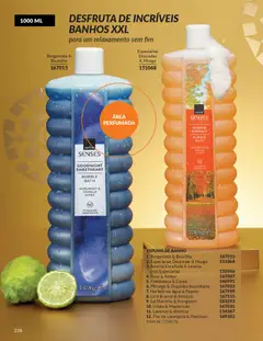 Pré-visualização Catálogo Avon Campanha 12 válido de 01.12.2025 | Página: 226 | Produtos: Espuma de banho, Sal, Banho
