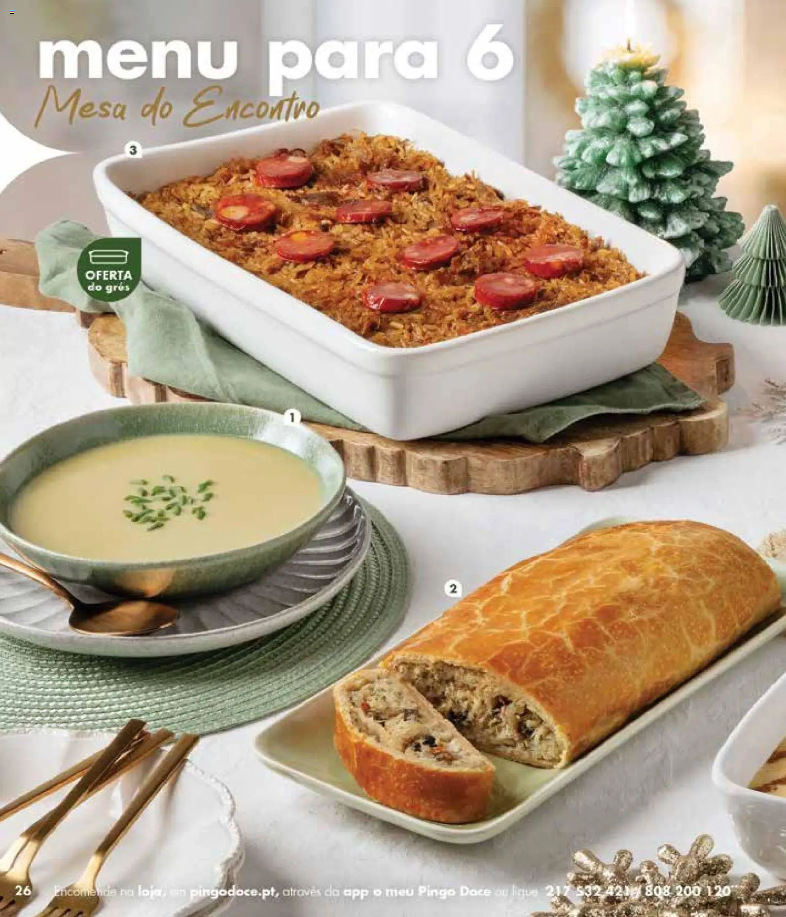 Pingo Doce Encomendas de Natal Madeira │ válido de 19.11.2025 | Página: 26 | Produtos: Mesa