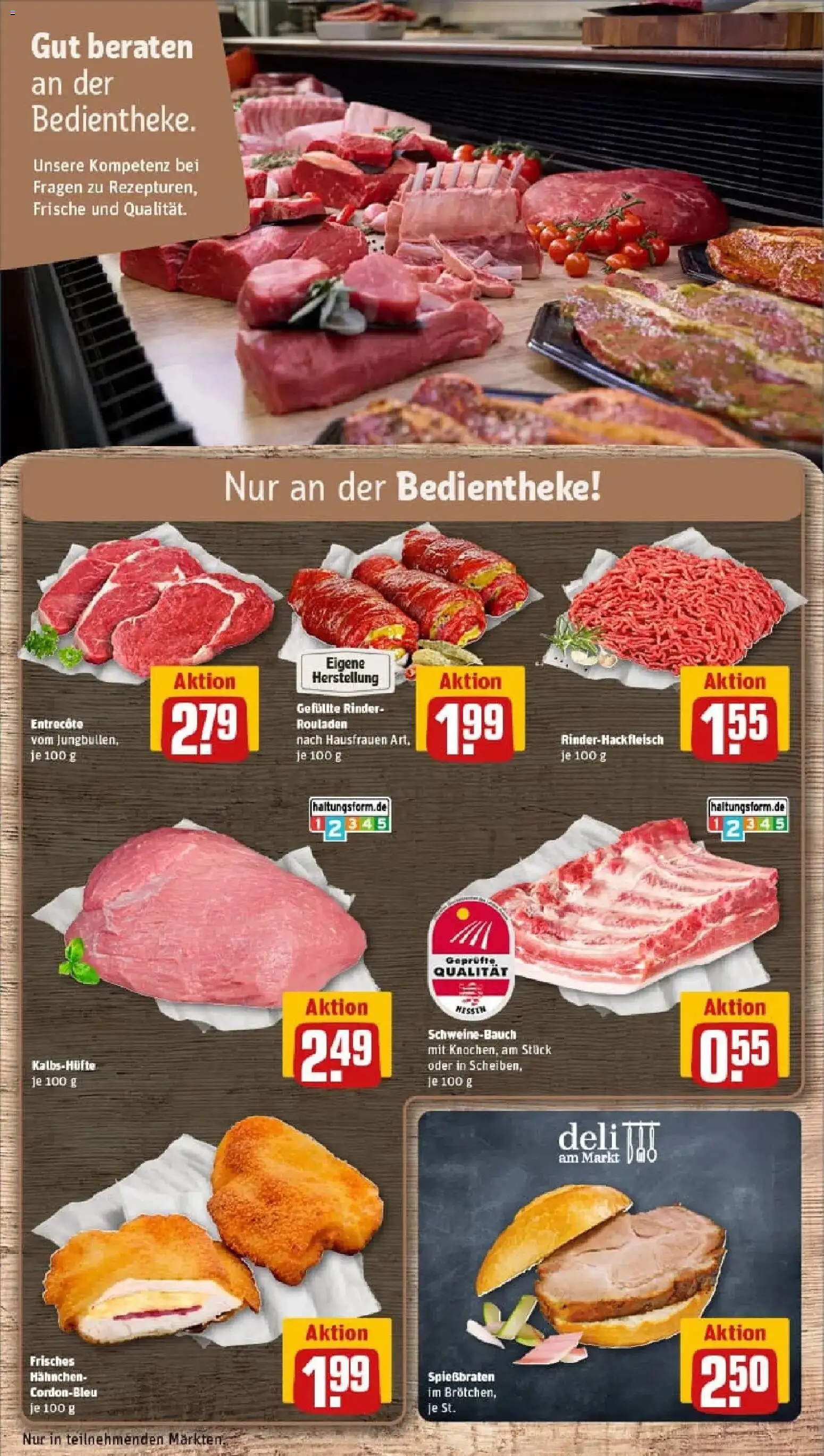 Rewe prospekt Diemelstadt	 – gültig ab 11.01.2026 | Seite: 10 | Produkte: Hahnchen, Schweinebauch, Entrecote