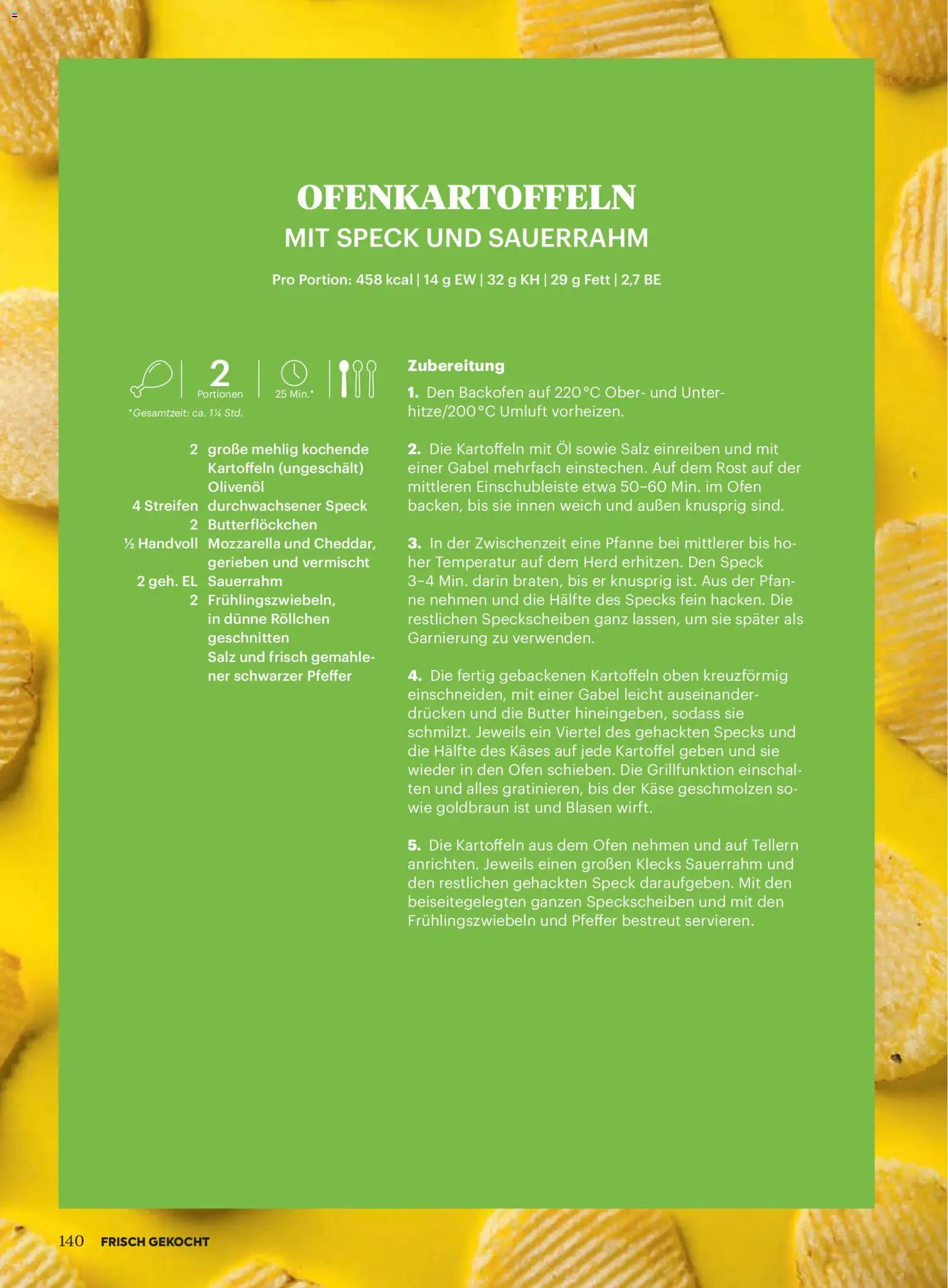 Billa  Frisch Gekocht gültig ab 01.03.2026 | Seite: 138 | Produkte: Kartoffeln, Butter, Käse, Öl