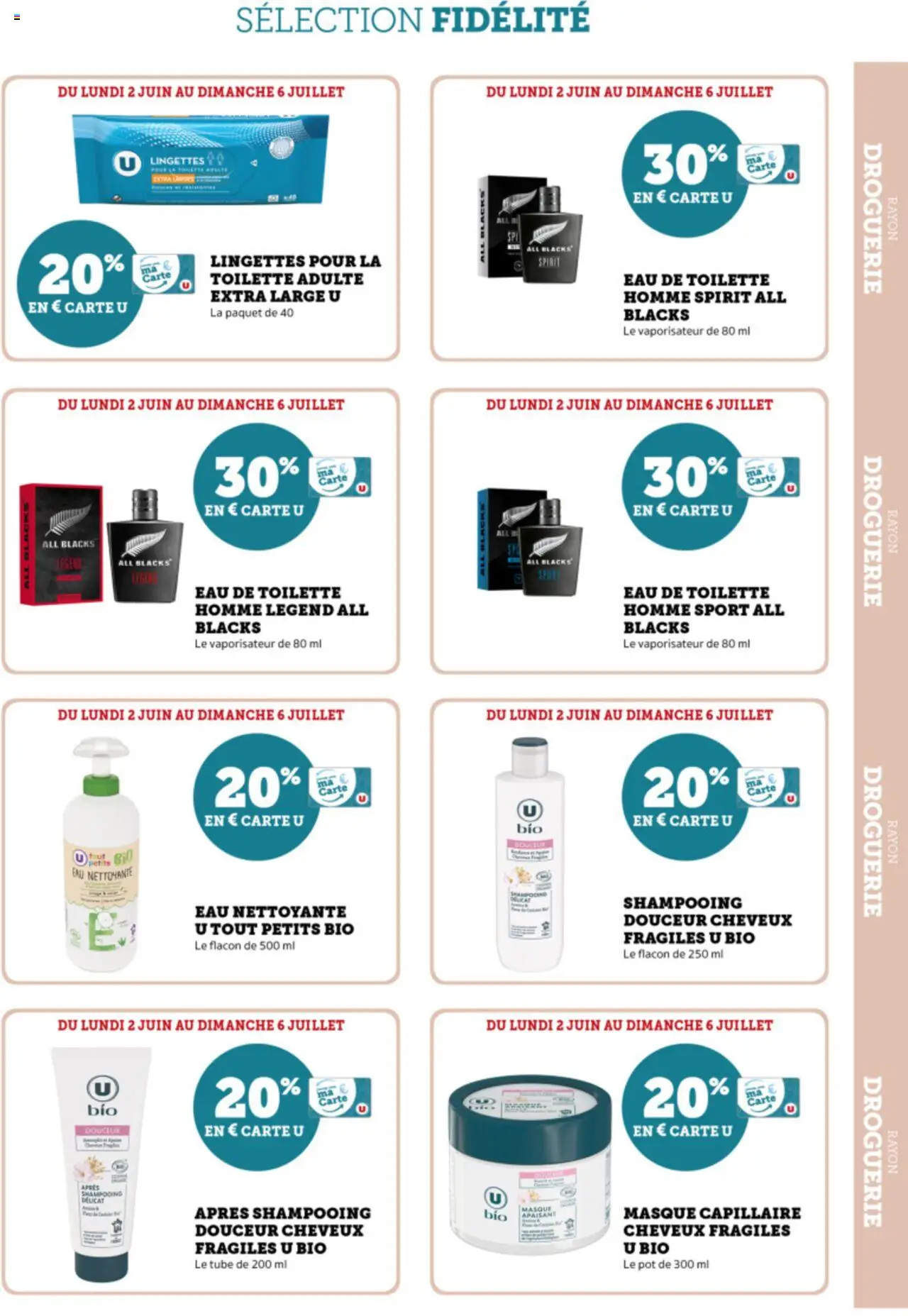  | Page: 13 | Produits: Eau de toilette, Shampooing, Masque capillaire, Vaporisateur