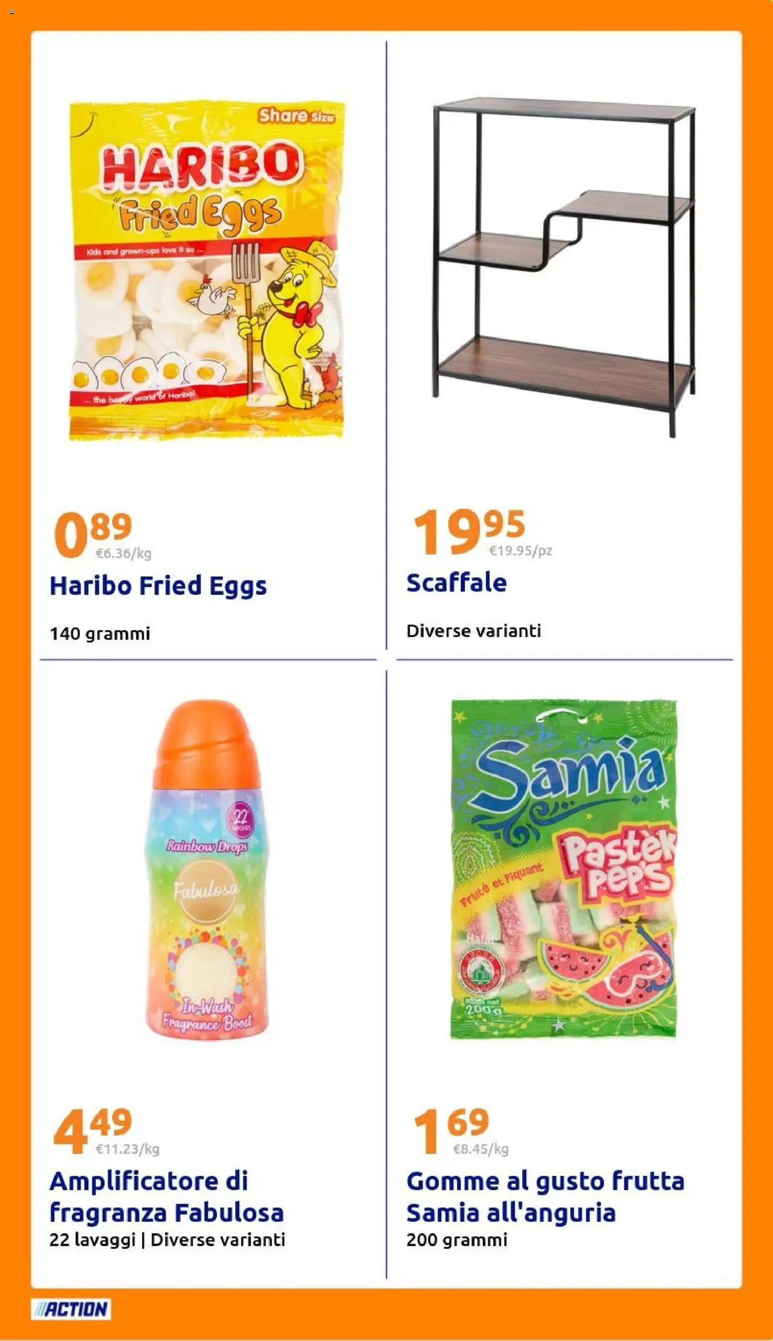 Volantino Action del 11.03.2026 | Pagina: 29 | Prodotti: Frutta, The, Scaffale, Fragranza