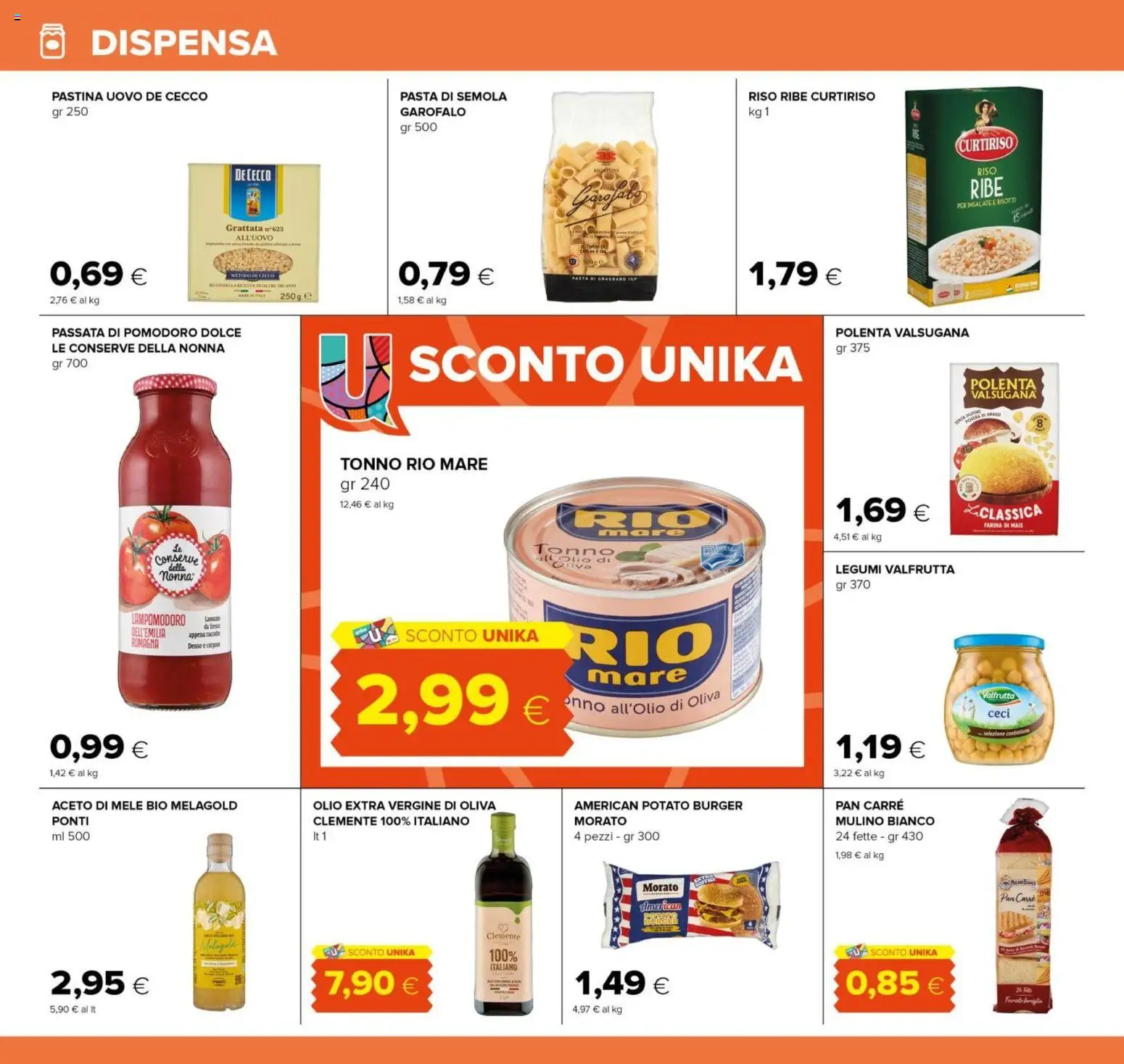 Volantino Oasi del 03.01.2026 | Pagina: 12 | Prodotti: Riso, Ceci, Pomodoro, Olio
