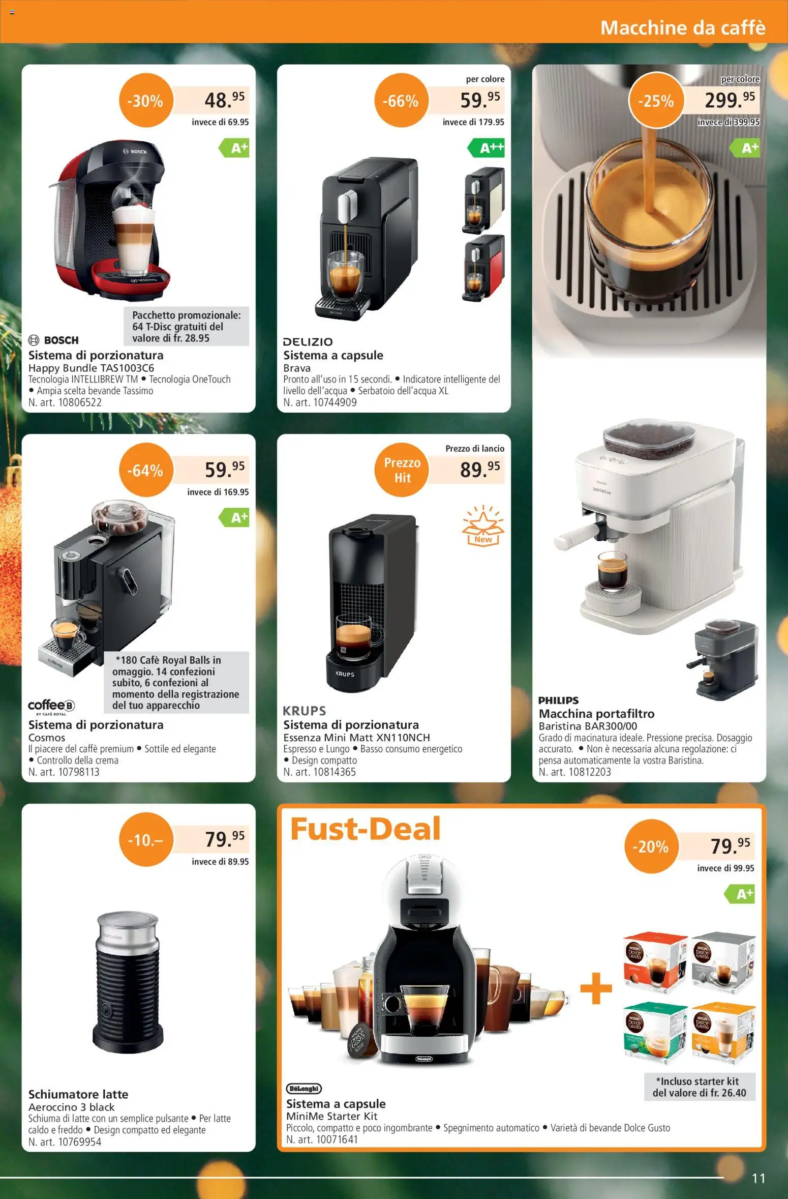 Fust Aktionen IT – gültig ab 01.12.2025 | Seite: 11 | Produkte: Krups, Bosch, Philips