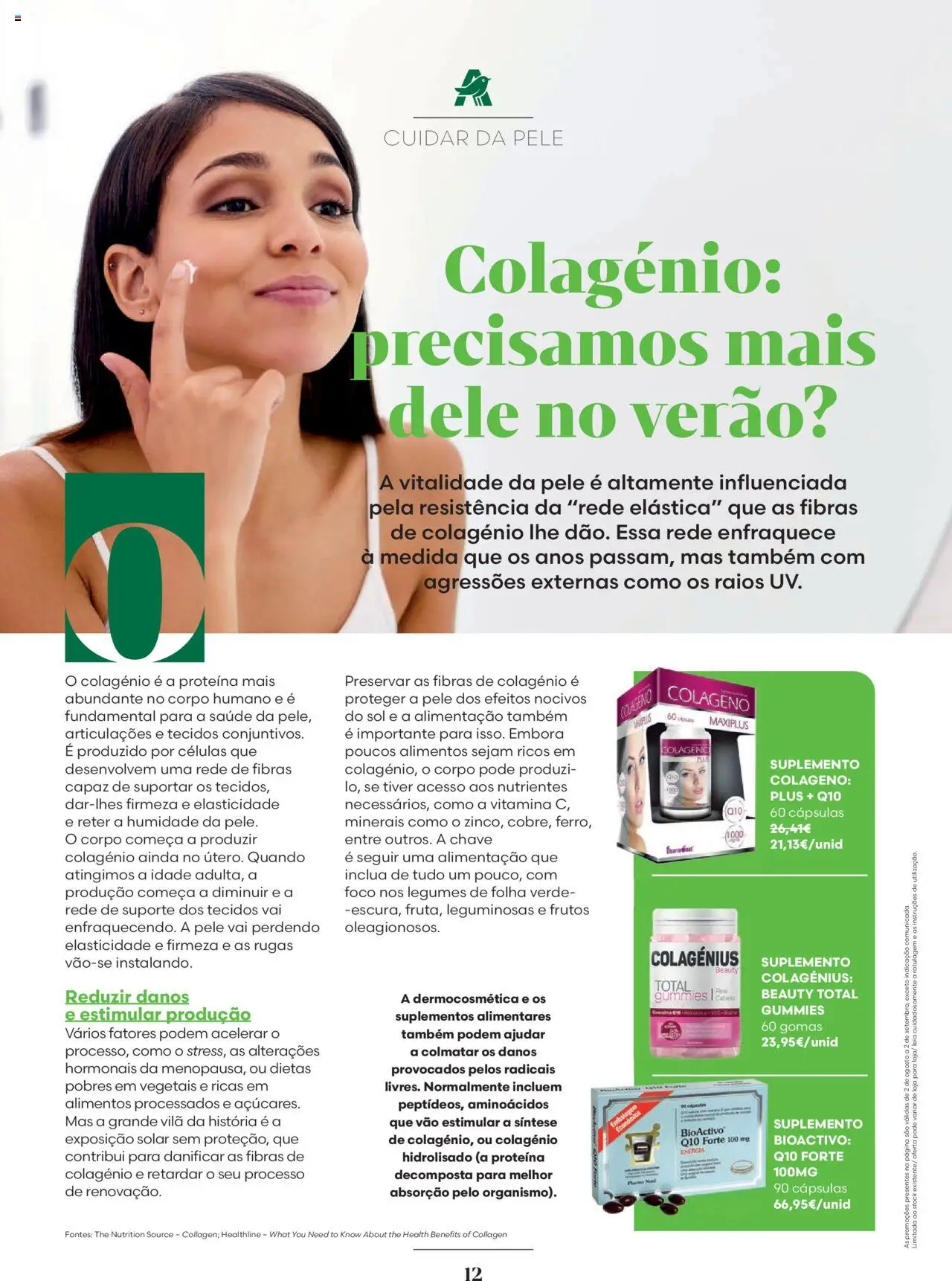 Auchan - Relaxe e cuide de si │ válido de 01.08.2025 | Página: 12 | Produtos: Colágeno, Gomas, Proteina