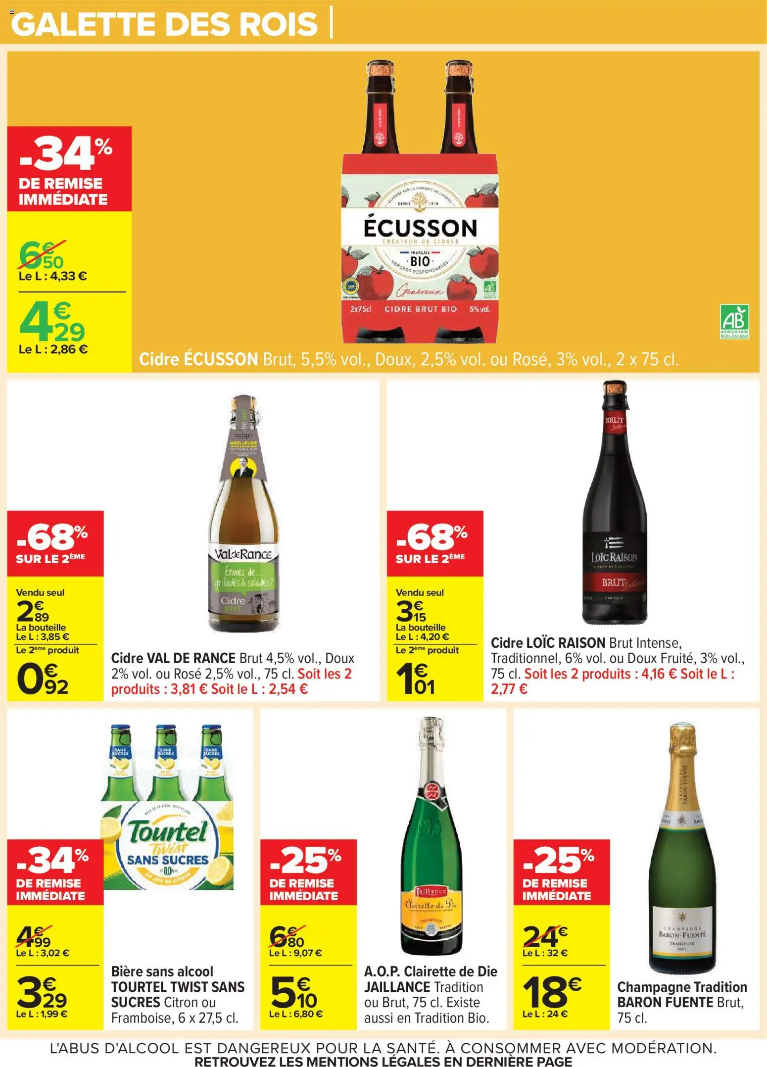 {H1} | Page: 37 | Produits: Galette des rois, Champagne, Clairette de die, Bière