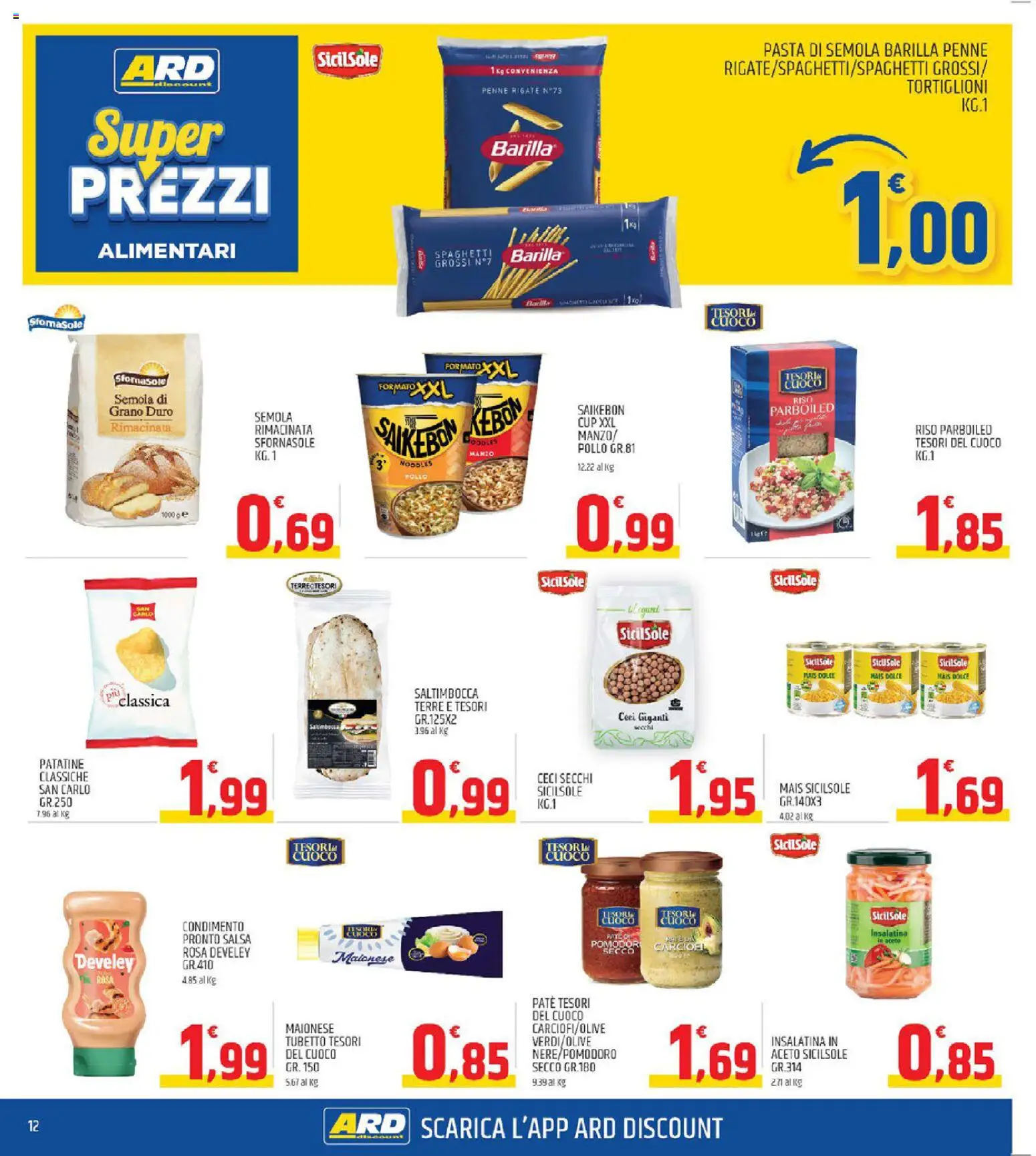 Volantino ARD Discount del 23.10.2025 | Pagina: 12 | Prodotti: Paté, Pollo, Carciofi, Mais