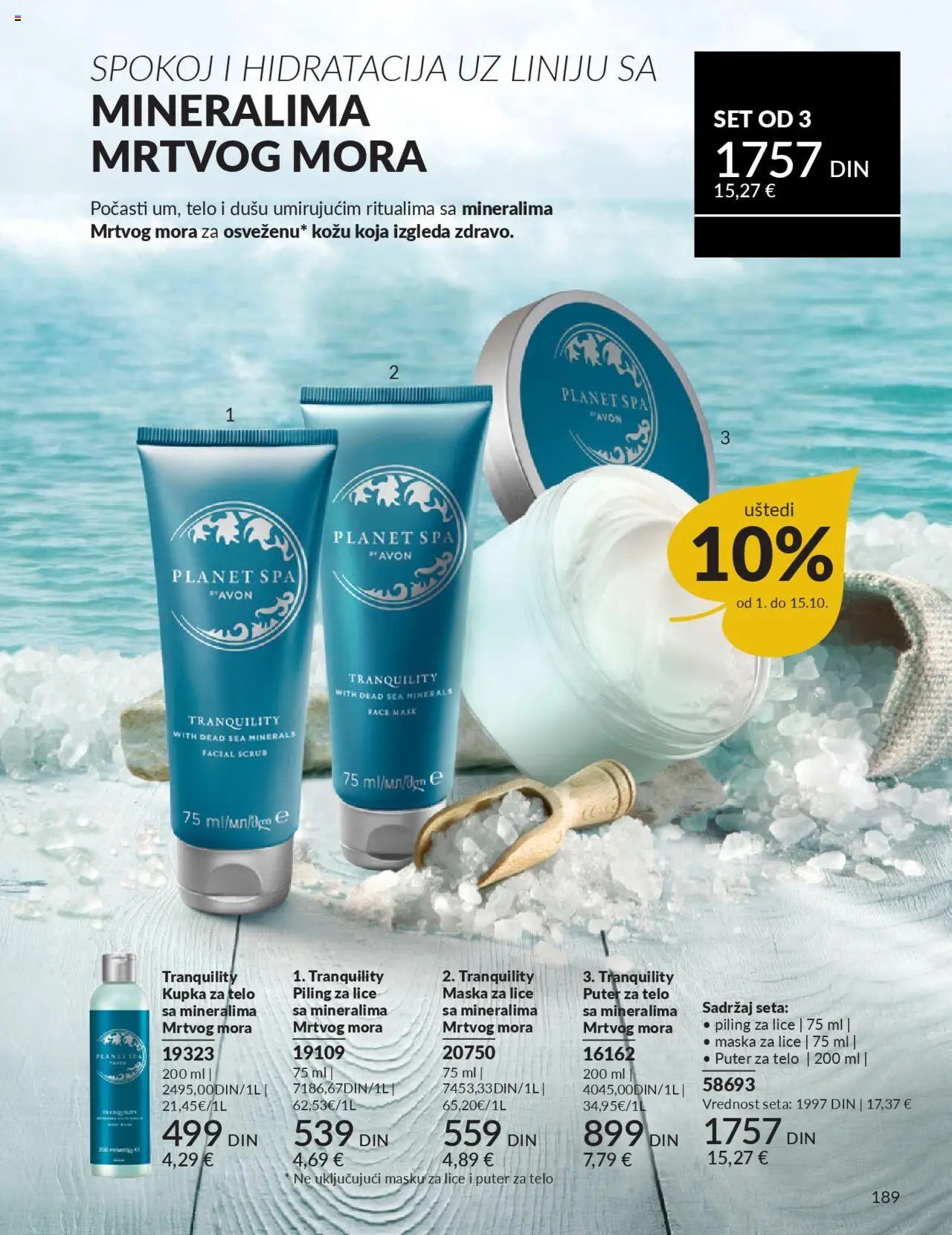 AVON katalog - važi od 01.10.2025 | Strana: 189 | Proizvode: Puter, Maska, Piling