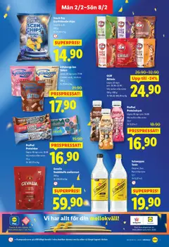 Lidl - erbjudanden - Förhandsvisning av reklamblad från butik Lidl aktuell från 02.02.2026 | Sida: 7 | Produkter: Jord, Chips, Gräddfil, Nötter