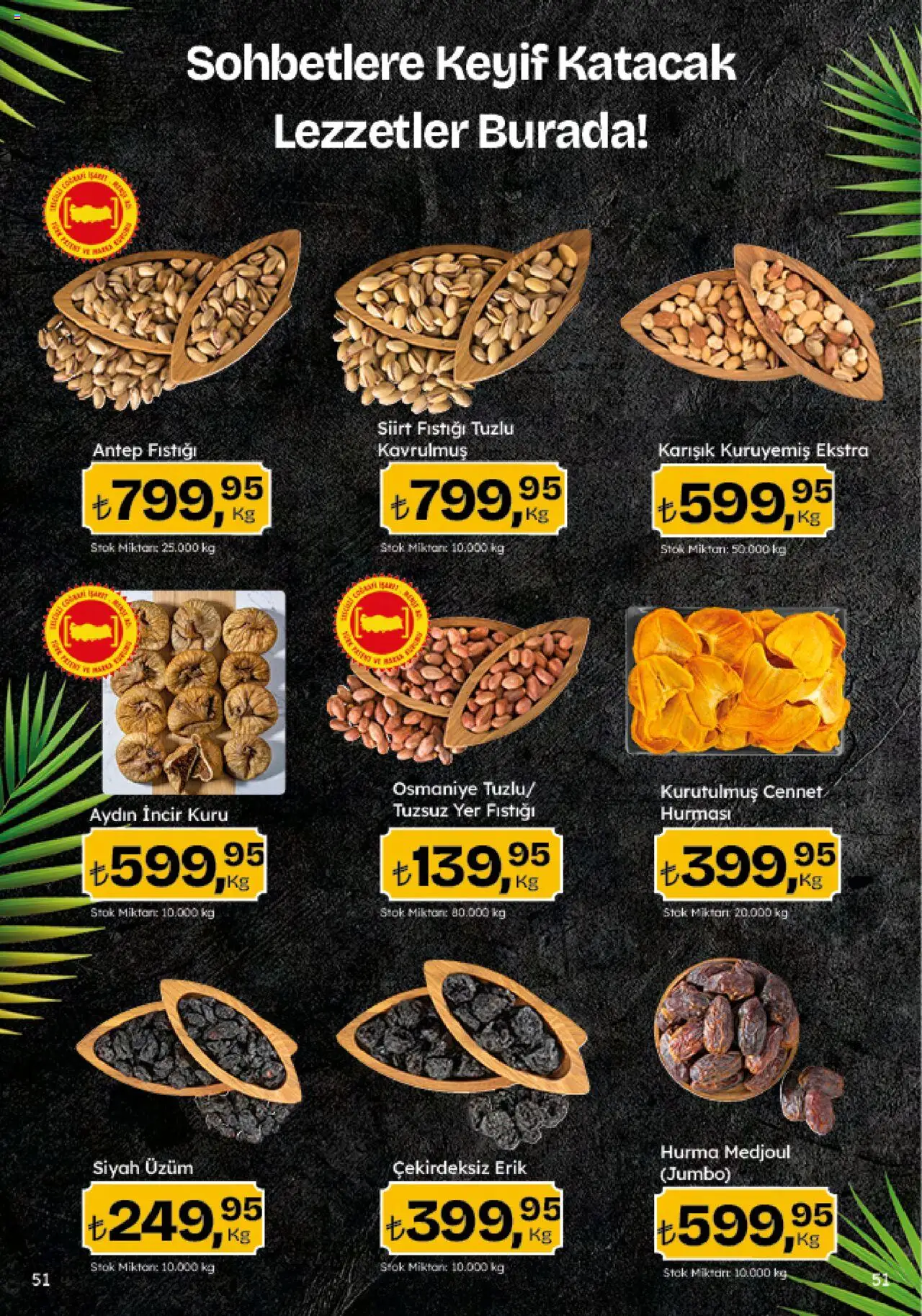 Migros Katalog - 5M Migroskop Dijital - 12.06.2025 tarihinden itibaren geçerlidir | Sayfa: 51 | Ürünler: Erik, Yer fıstığı, Üzüm, Hurma