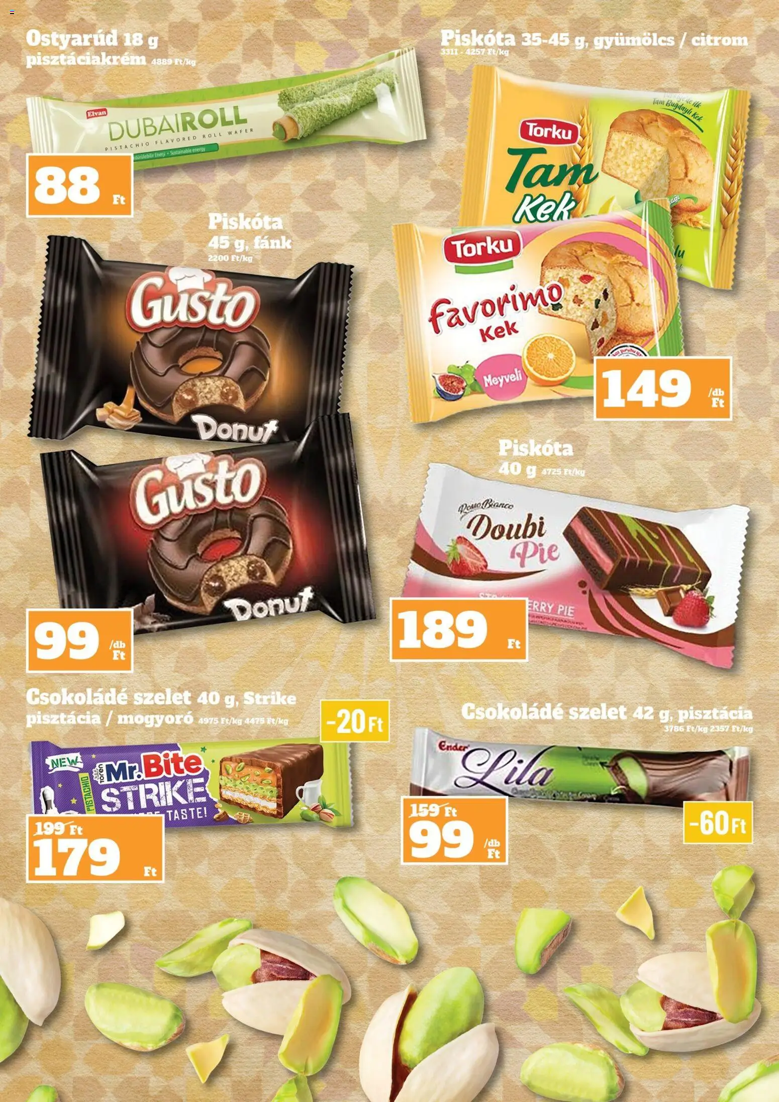 Family Diszkont akciós ujság - amely érvényes a következő dátumtól: 02.04.2026 | Oldal: 11 | Termékek: Piskóta, Mogyoró, Csokoládé, Citrom