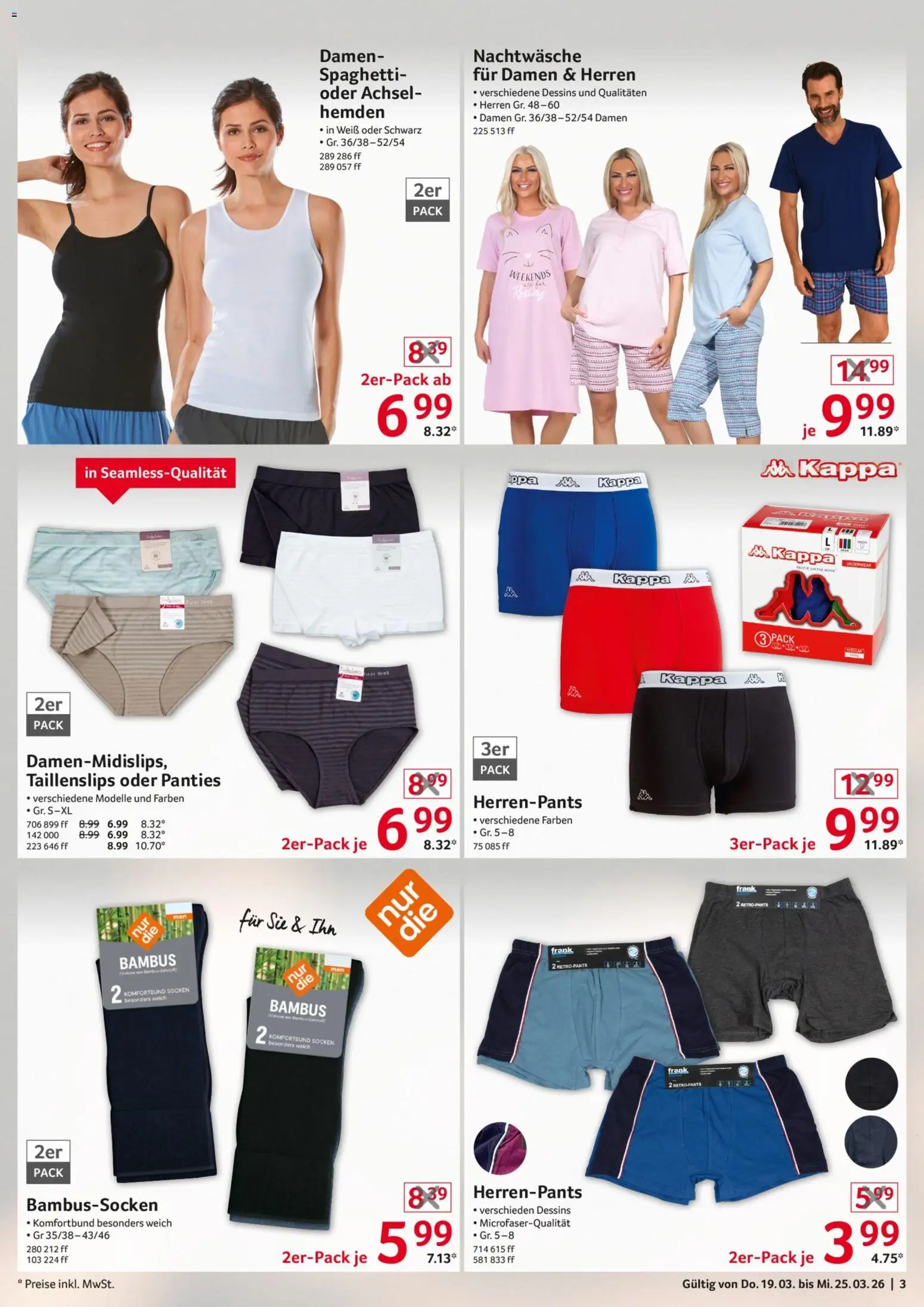 Selgros Non Food – gültig ab 19.03.2026 | Seite: 3 | Produkte: Socken