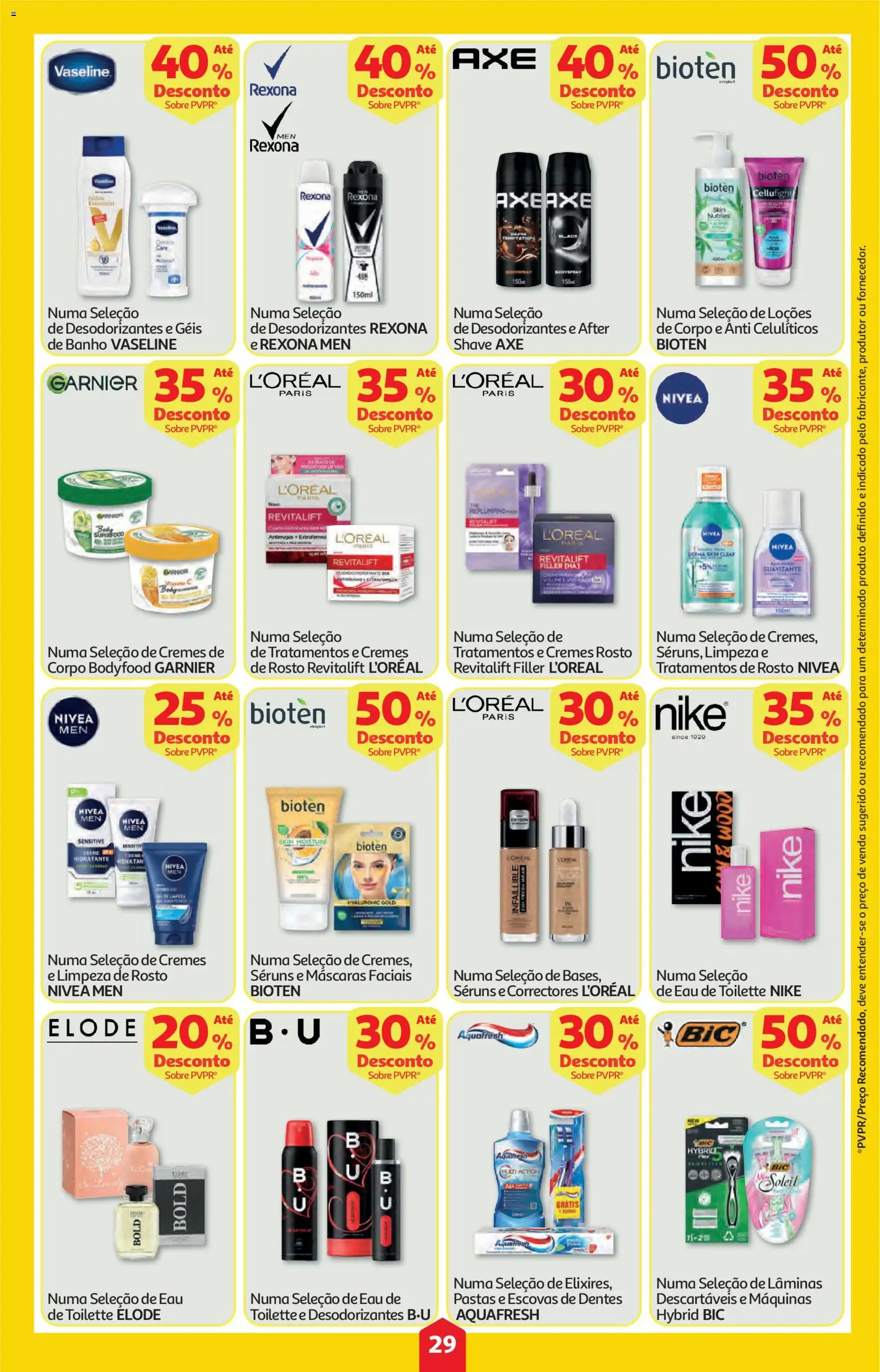 Auchan folheto │ válido de 05.02.2026 | Página: 29 | Produtos: Eau de toilette, Banho, Creme