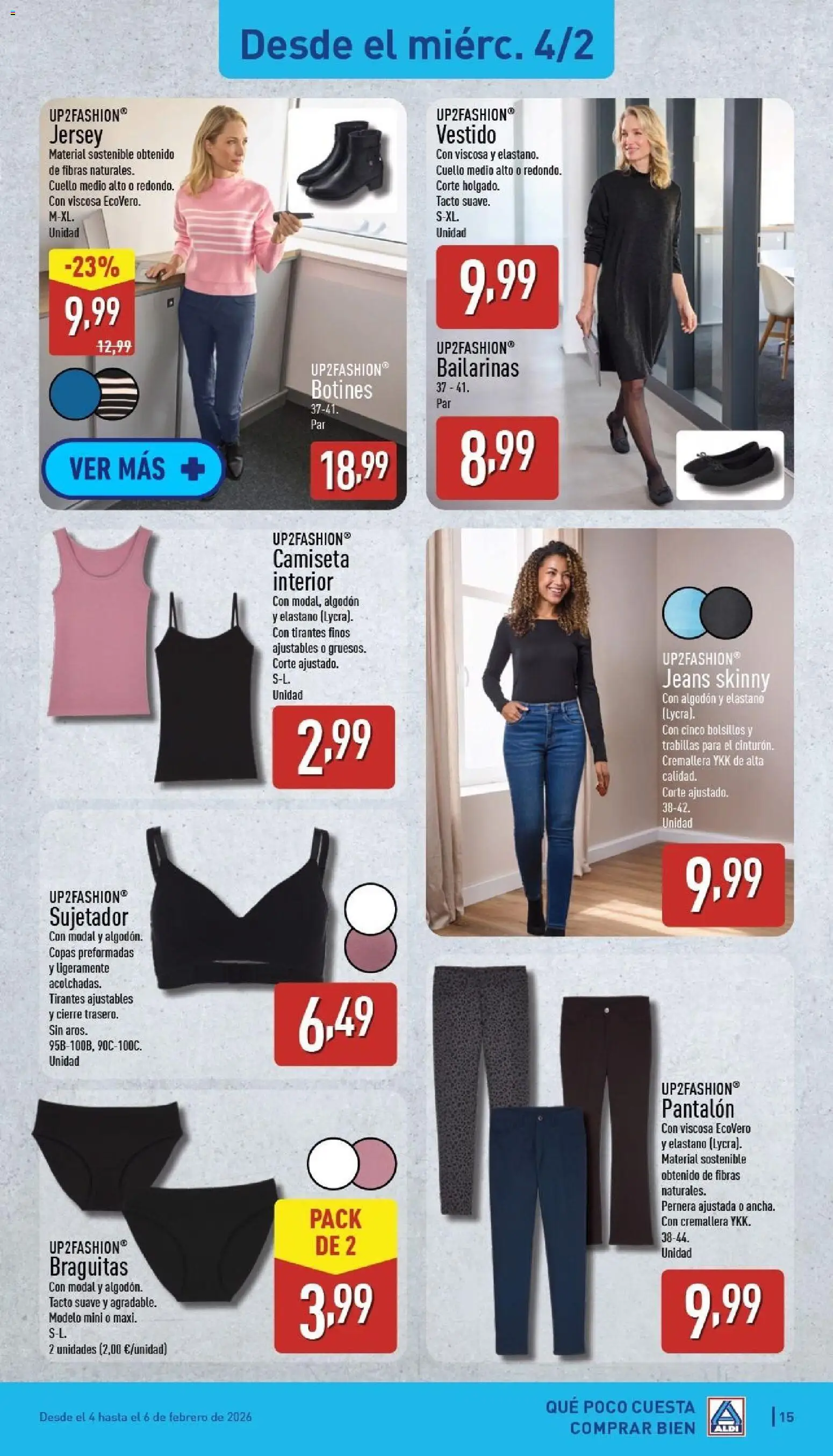 Aldi folleto Canarias │ válido desde el 02.02.2026 | Página: 15 | Productos: Bailarinas