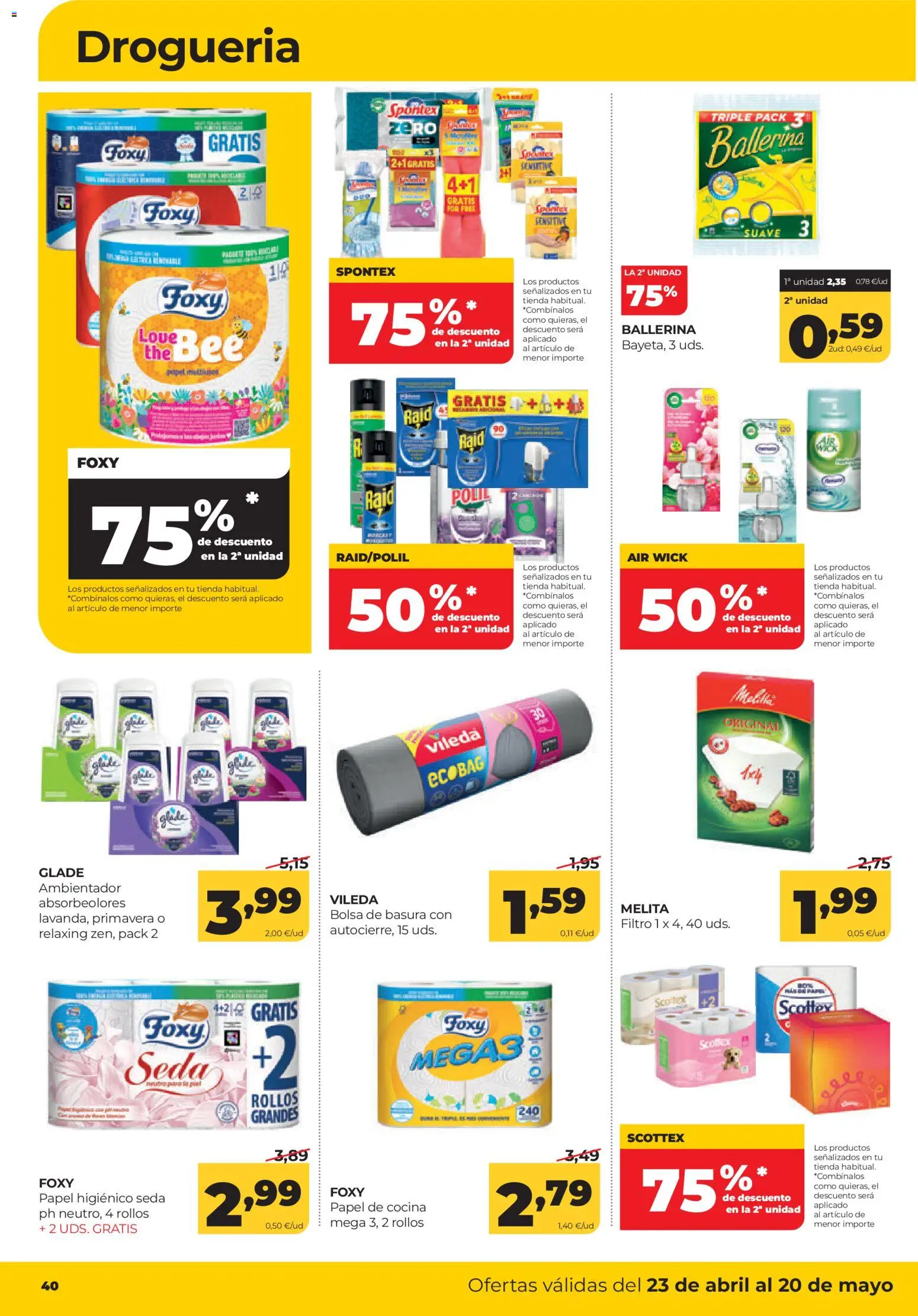 Alimerka folleto Asturias │ válido desde el 23.04.2026 | Página: 41 | Productos: Papel higienico, Bolsa, Cocina