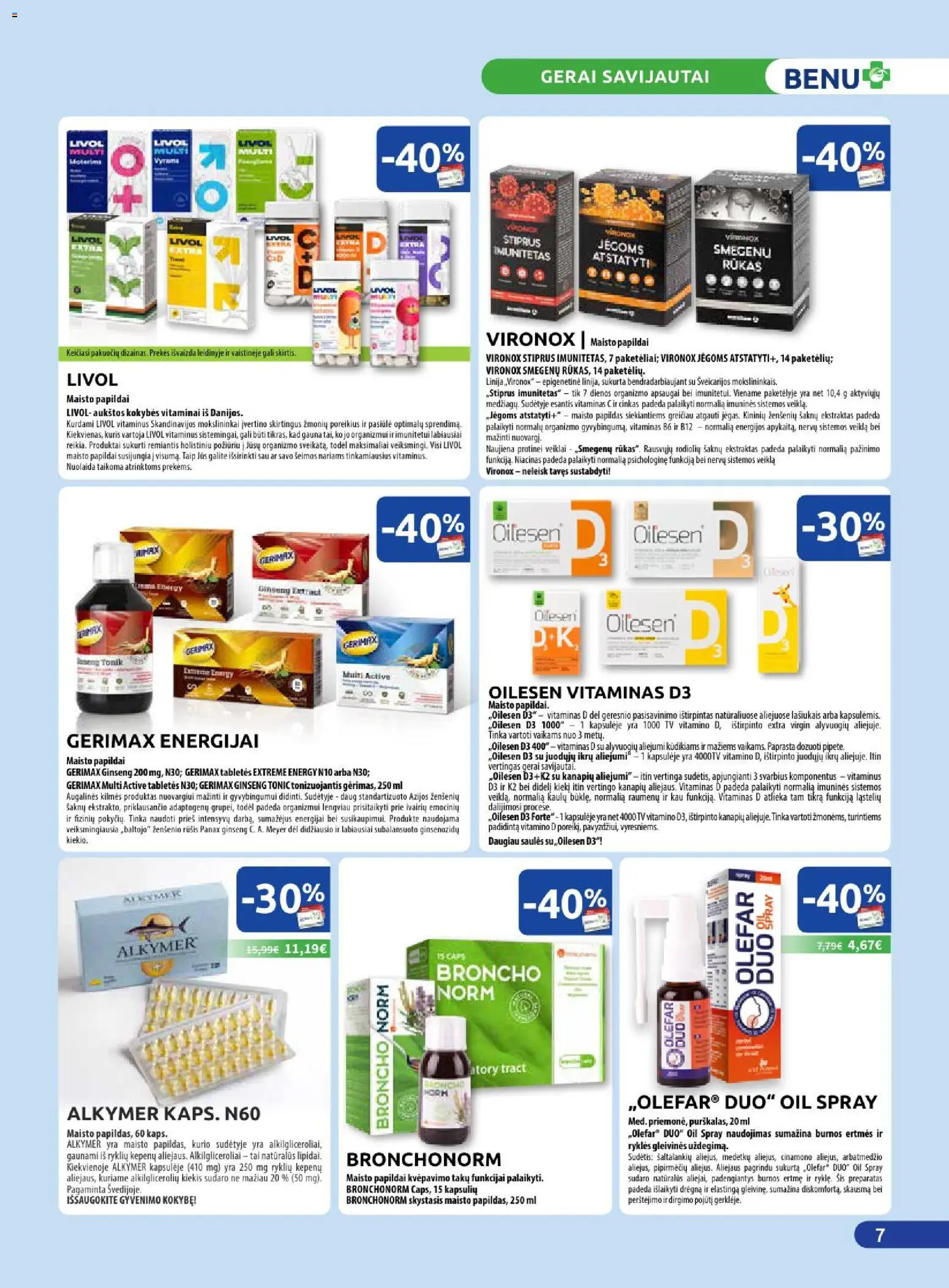 BENU akcijos nuo 01.01.2026 | Puslapis: 7 | Prekių: Tv