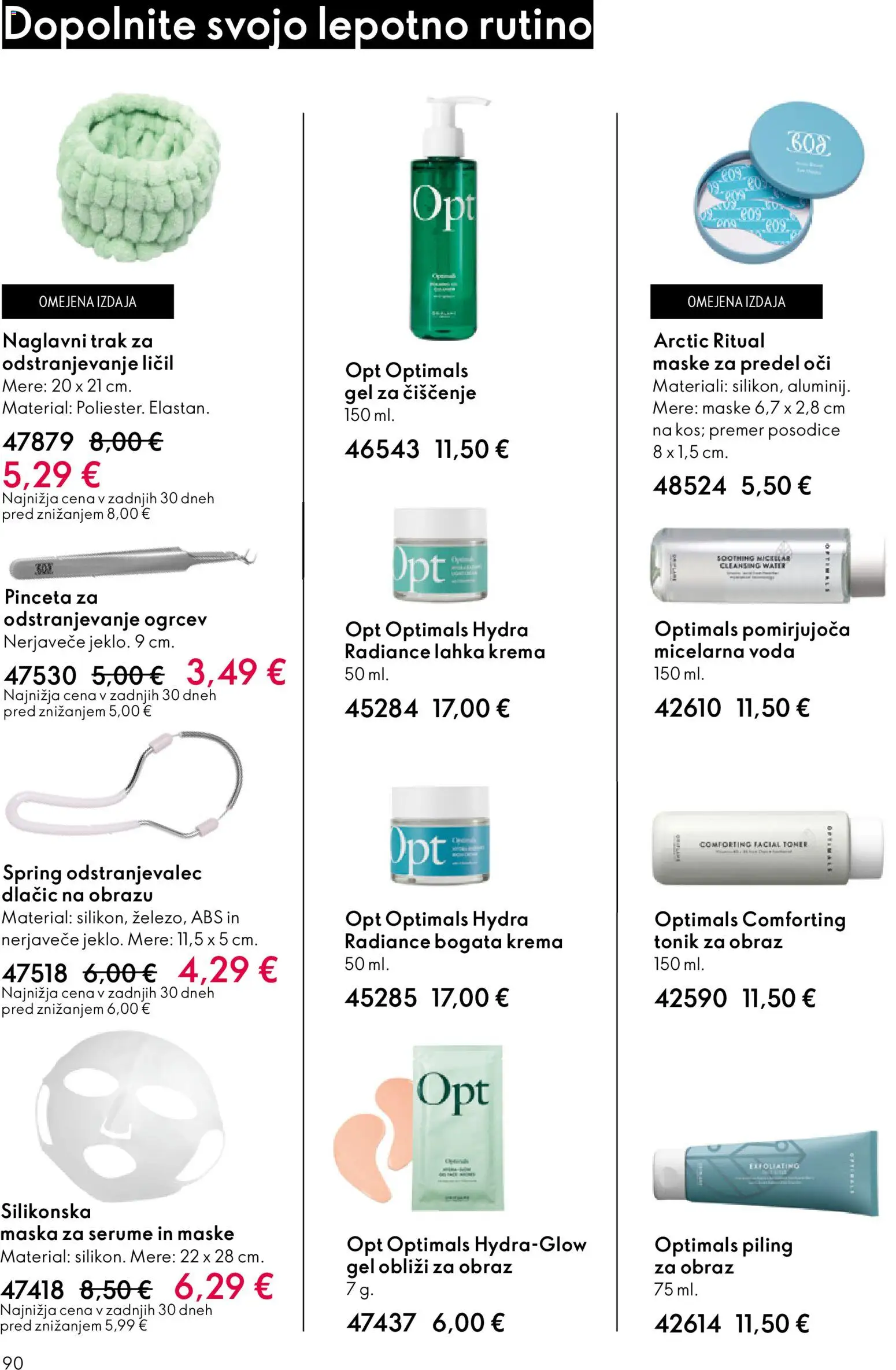 Novi Oriflame katalog ponudbe – veljaven od 29.10.2025 | Stran: 90 | Izdelki: Maska, Micelarna voda, Tonik, Voda