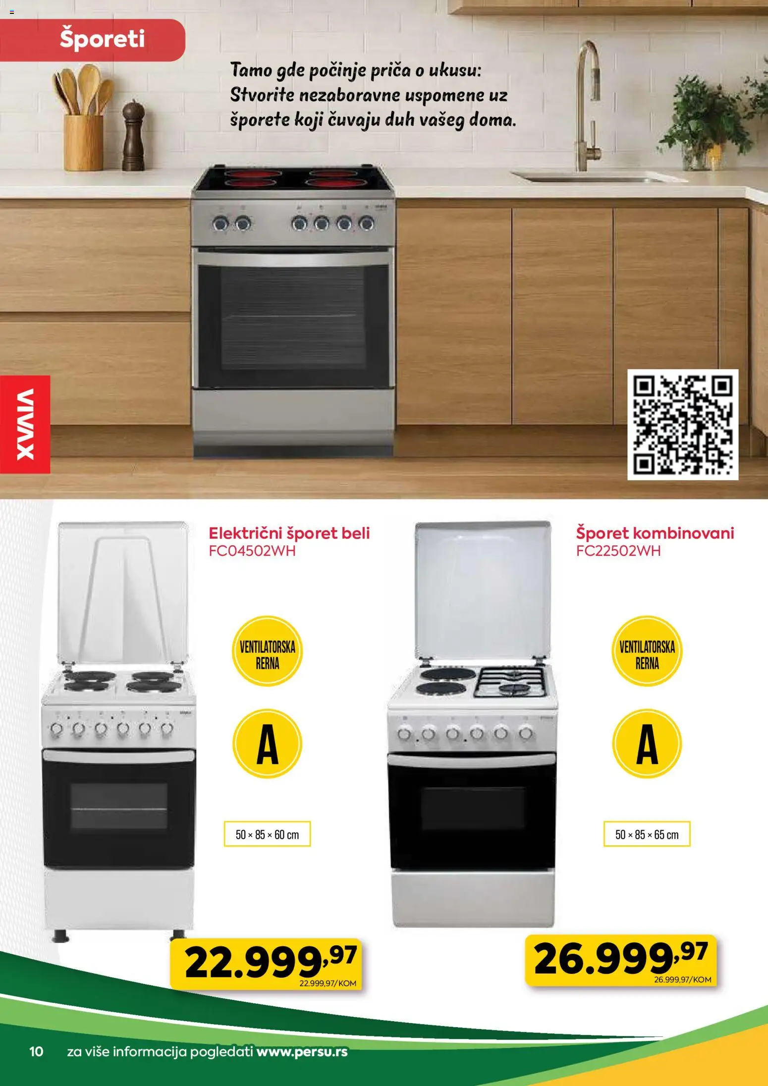 PerSu katalog - važi od 12.12.2025 | Strana: 10 | Proizvode: Rerna, Šporet