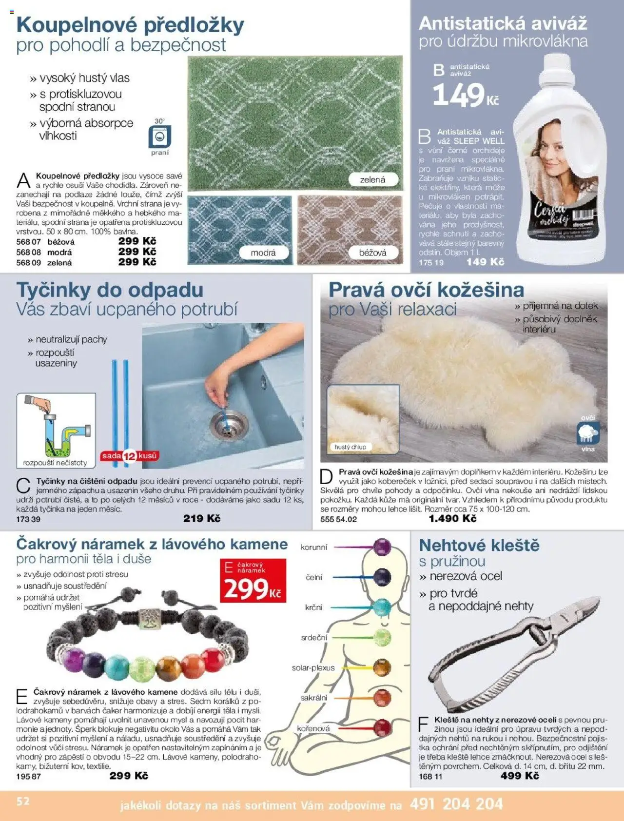 Decodoma katalog Podzim 2025 od 25.08.2025 | Strana: 52 | Produkty: Aviváž, Tyčinky, Vana, Nehty