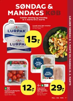 Super Brugsen - Tilbudsavis gyldig fra 27.02.2026 | Side: 7 | Produkter: Smør, Cherrytomater